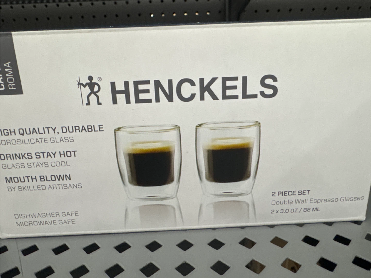 Henckels Double Wall Espresso Glasses (2-Piece Set)