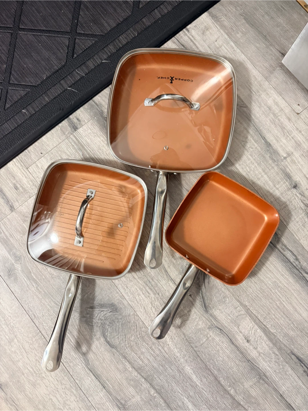 Copper Chef Copper Cookware Set with Lids