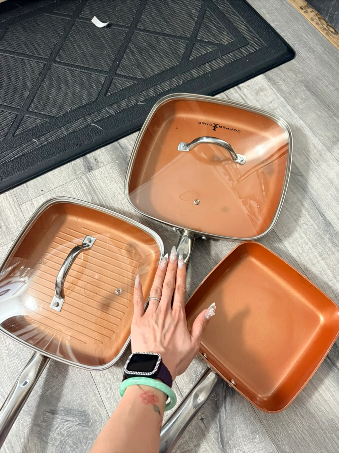 Copper Chef Copper Cookware Set with Lids - photo 2