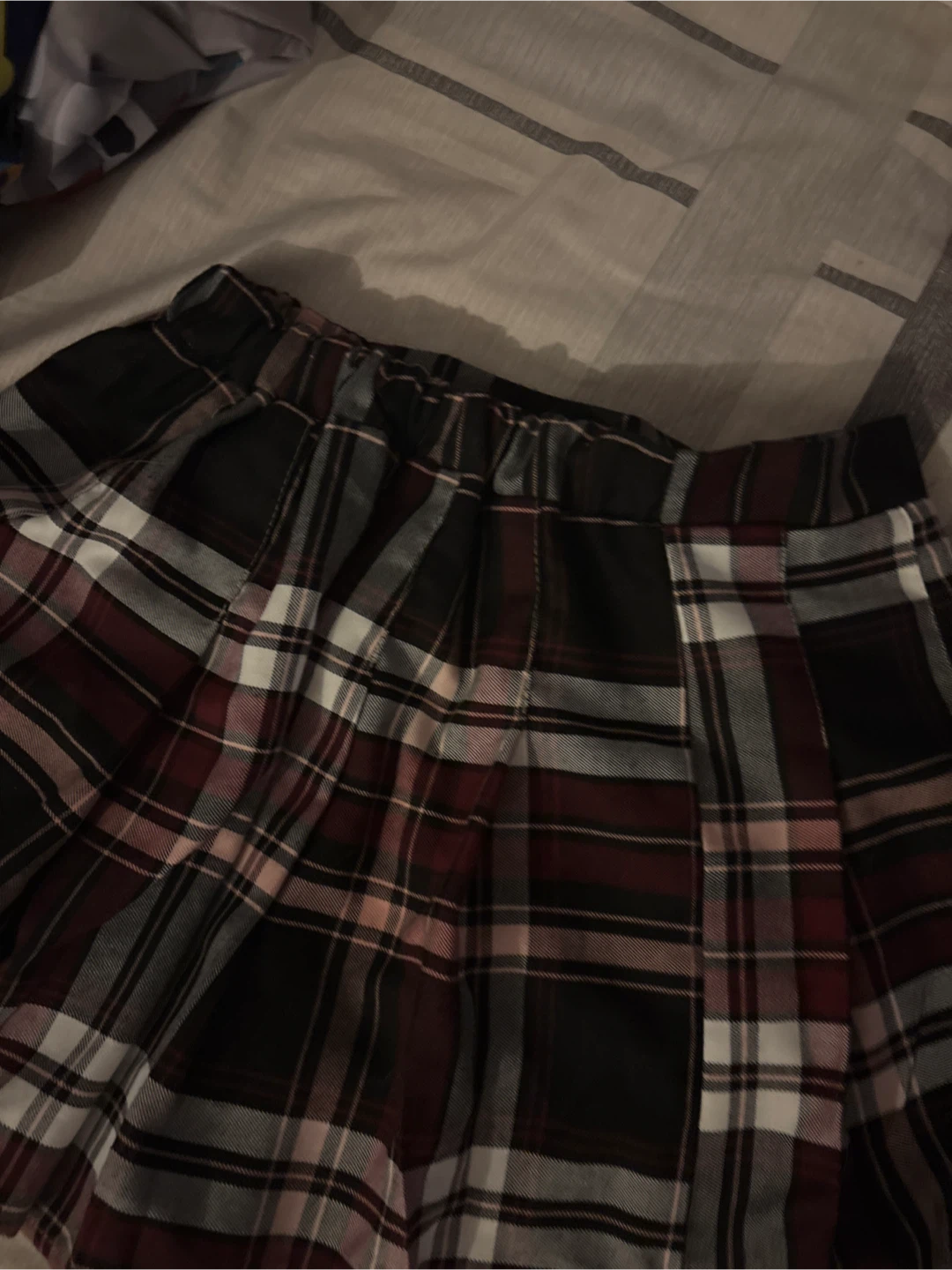 Plaid Pleated Mini Skirt - photo 3