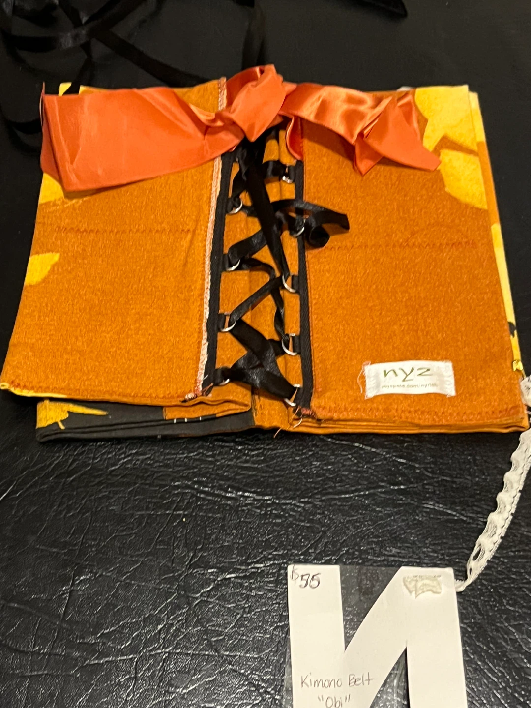 NYZ Kimono Belt "Obi" BACK TRADITIONAL HIDDEN