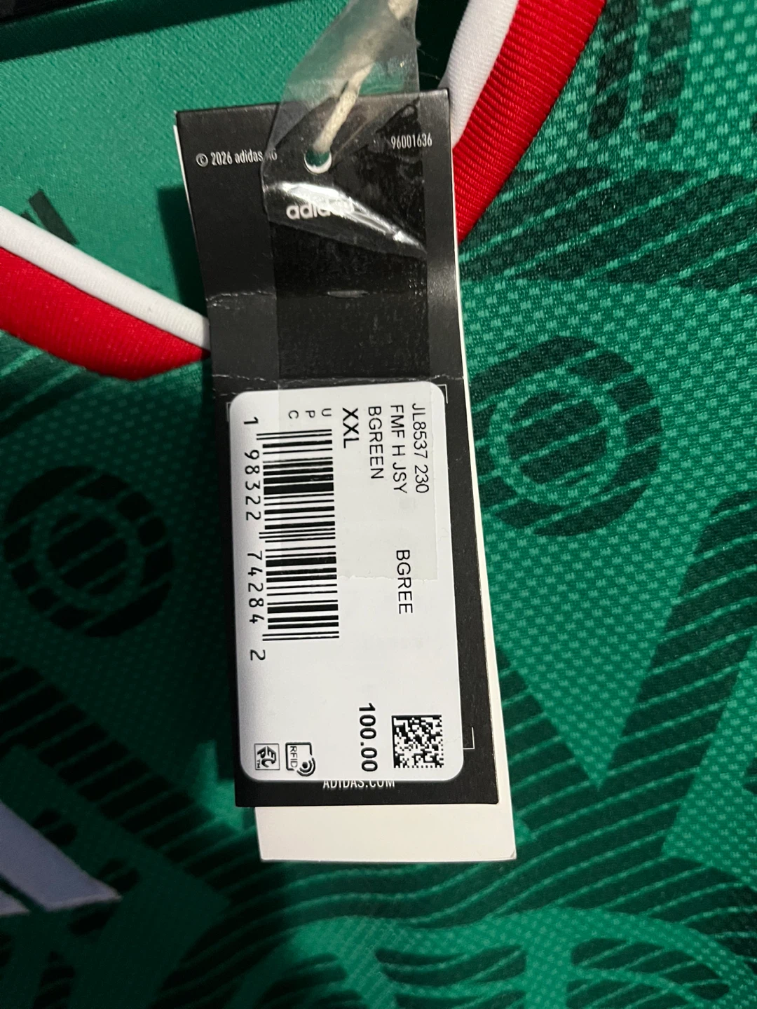 Adidas Mexico National Football Team Jersey XXL - photo 3