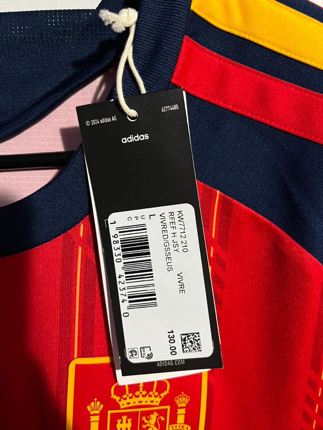 Adidas Spain Lamine Yamal 19 Soccer Jersey - photo 2