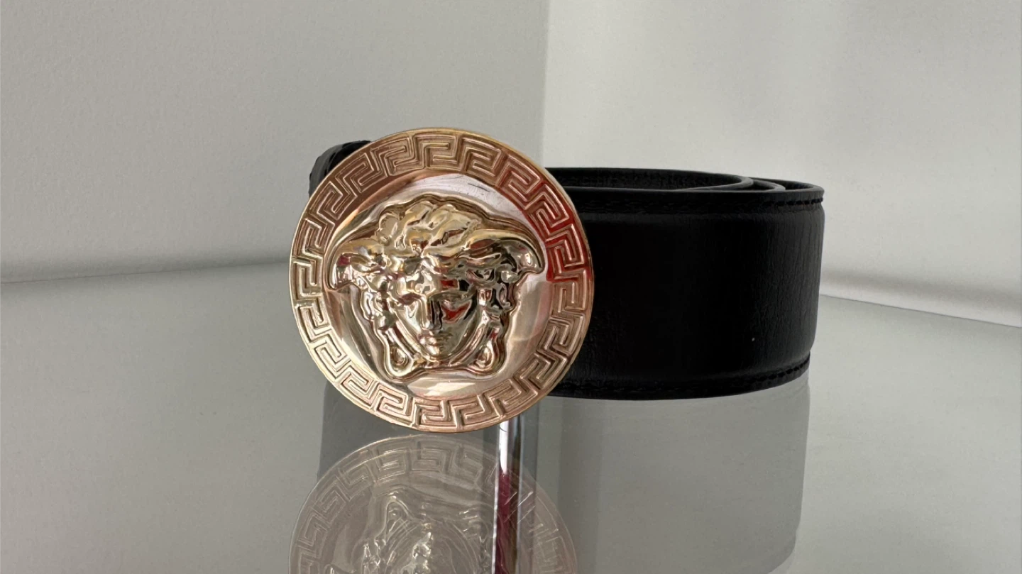 Authentic Versace Medusa Head Buckle Belt 65/26 - photo 3