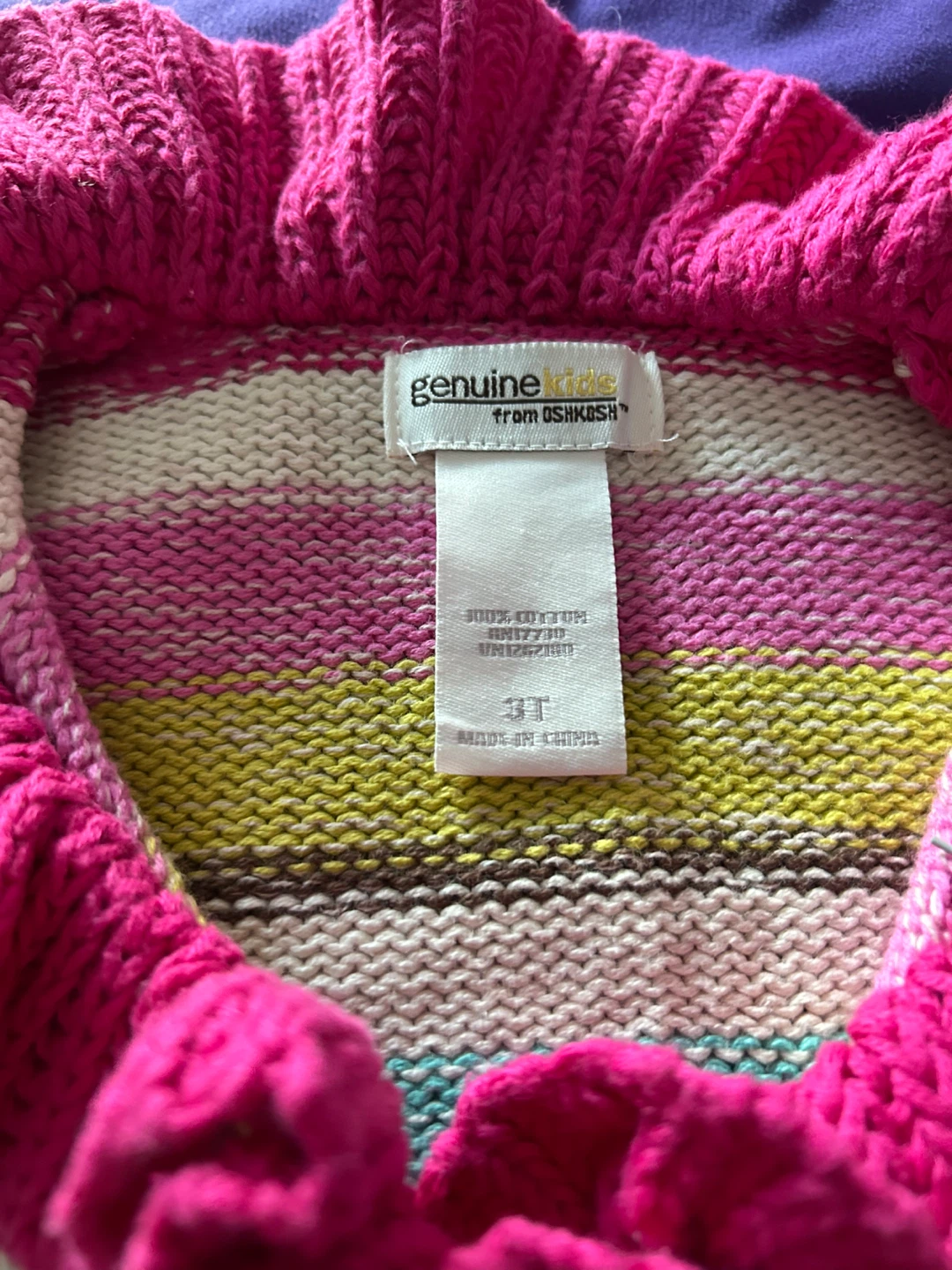 Genuine Kids from OshKosh Striped Sweater - Size 3T - photo 3