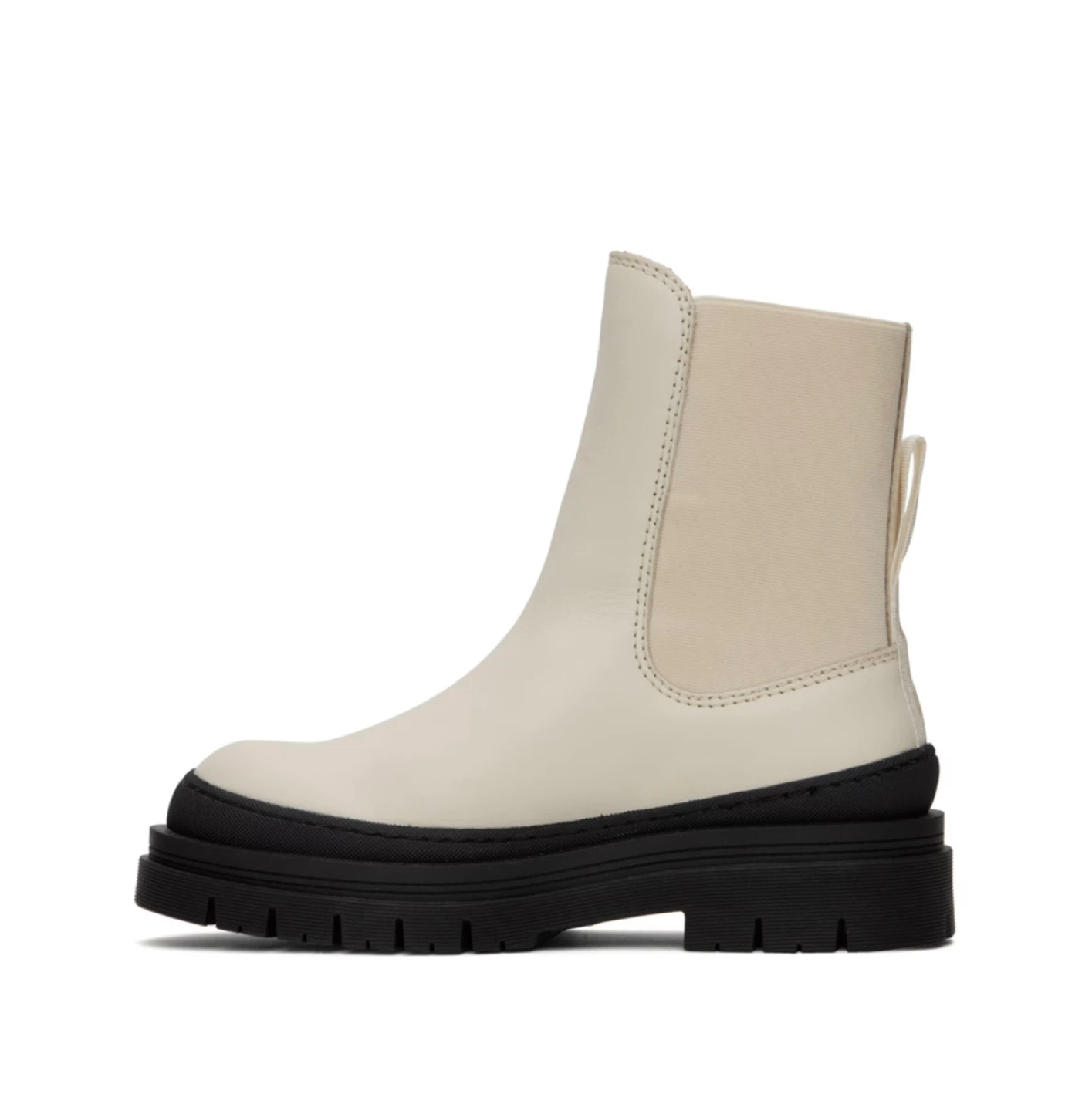See By Chloé White Leather Chelsea Boots - photo 2