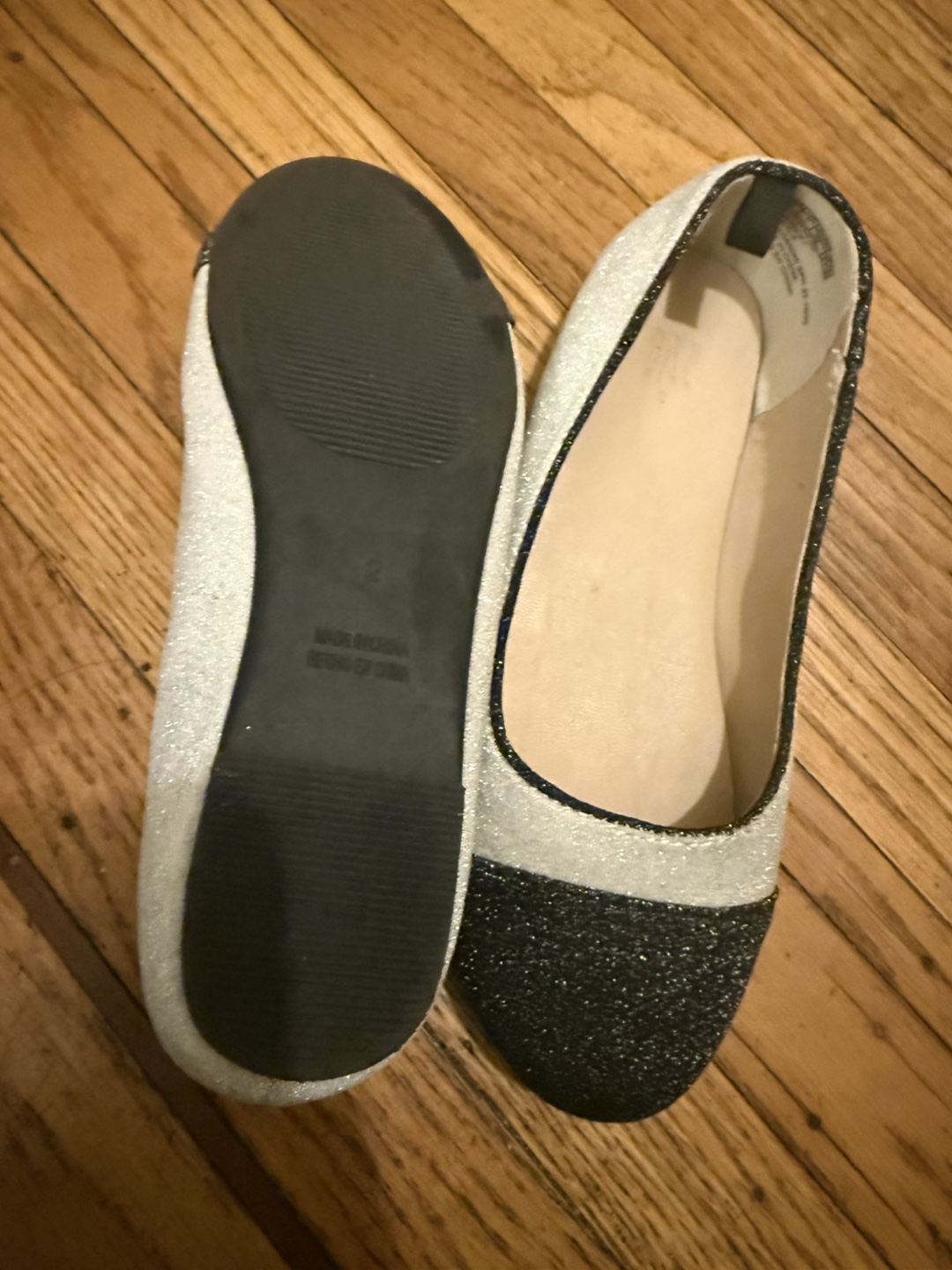 GAP Kids Glitter Ballet Flats - Size 2 - photo 2