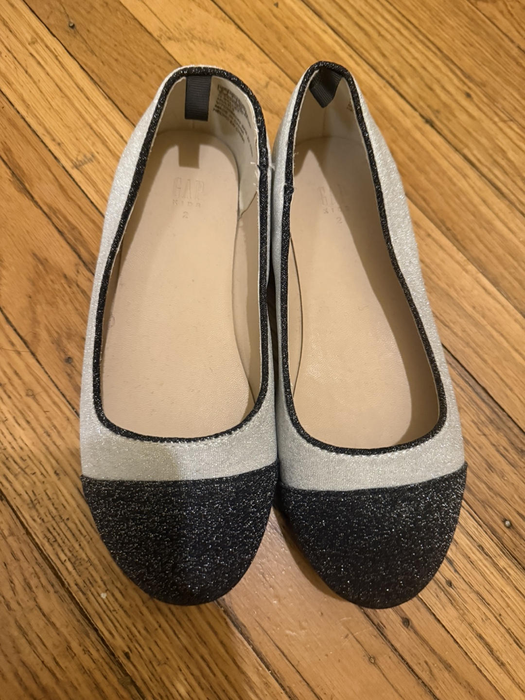 GAP Kids Glitter Ballet Flats - Size 2