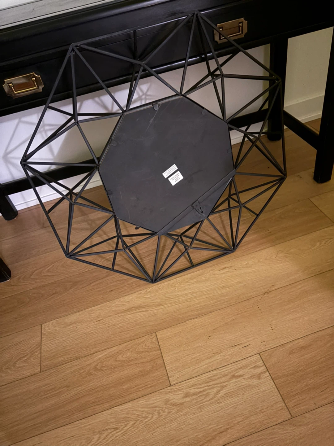 Geometric Metal Wall Mirror - photo 4
