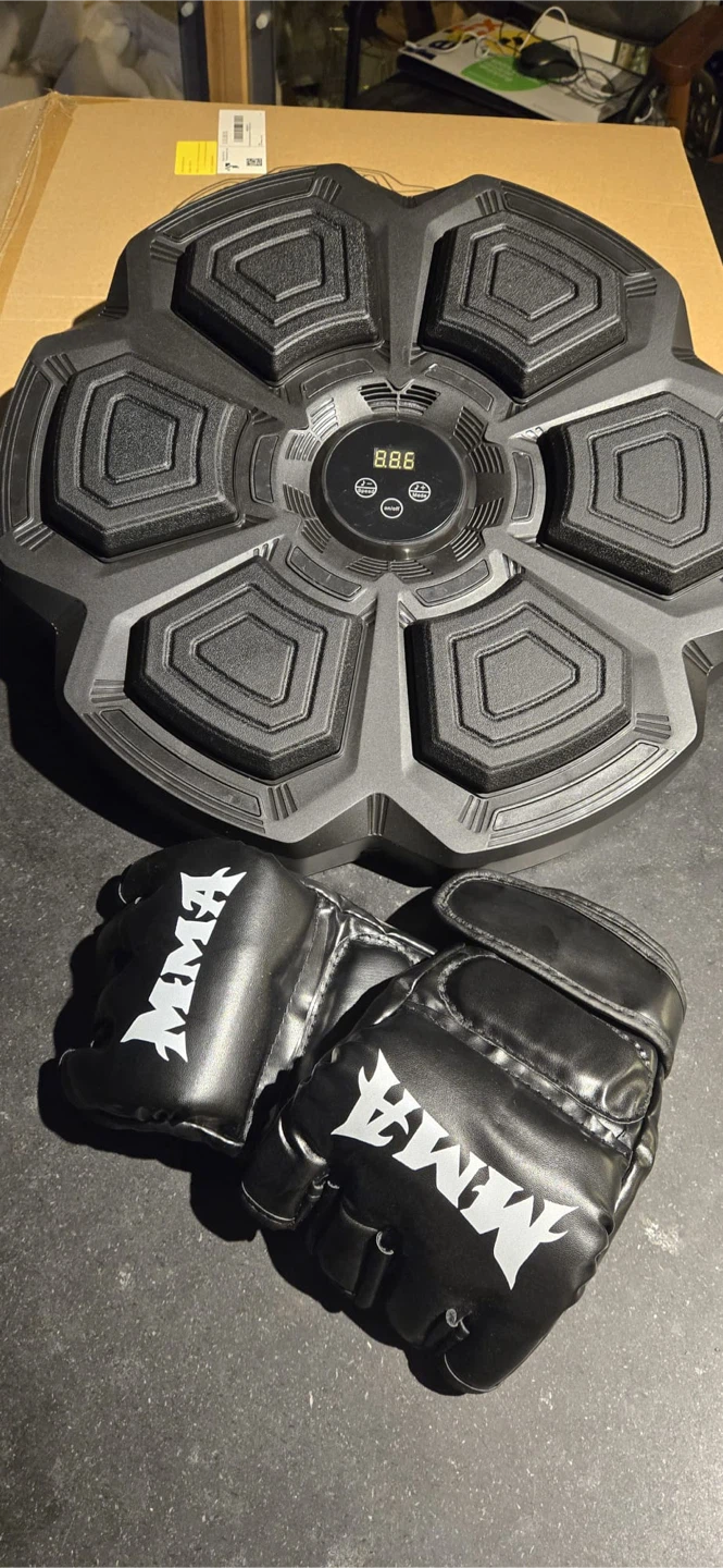 LOLBOX Music Boxing Machine with Boxing Gloves