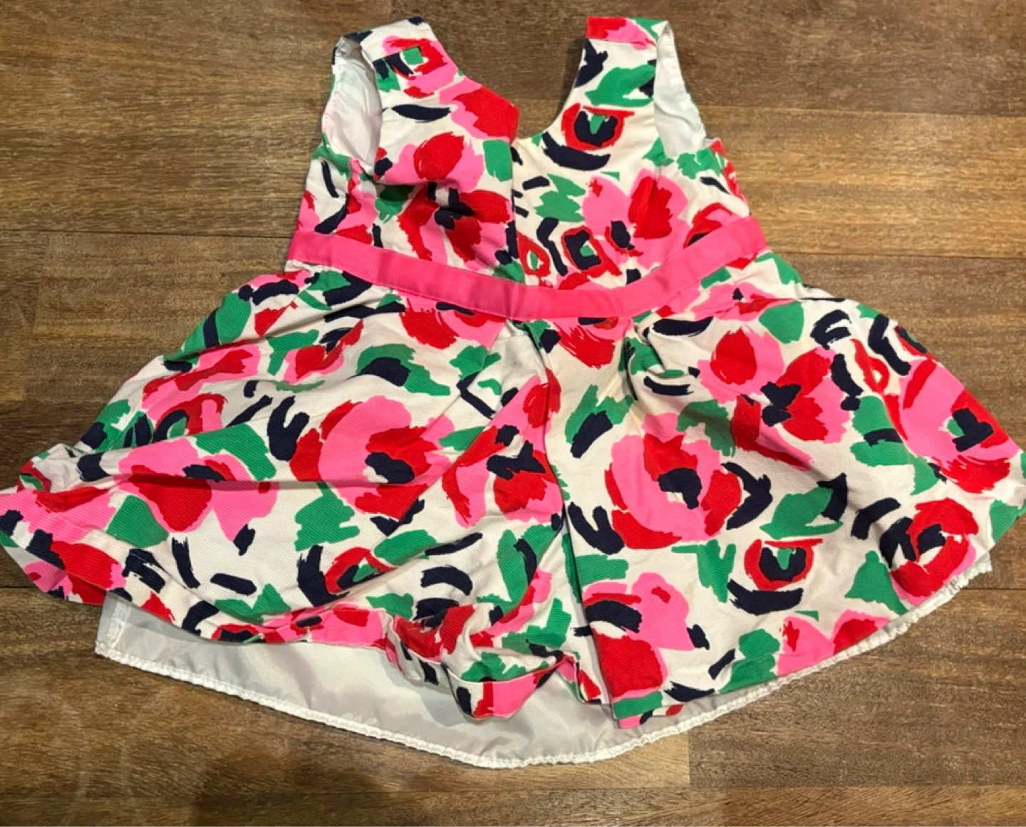 Baby Girl Dress - Pink Floral - photo 2