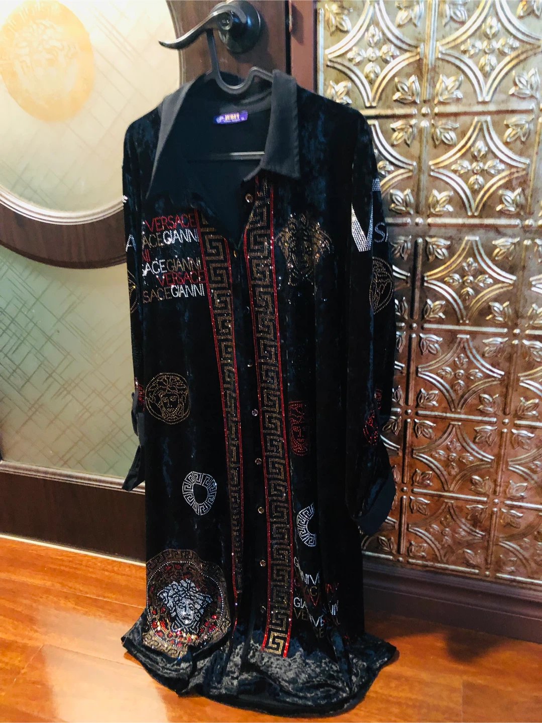 Versace velvet cardigan L - photo 2
