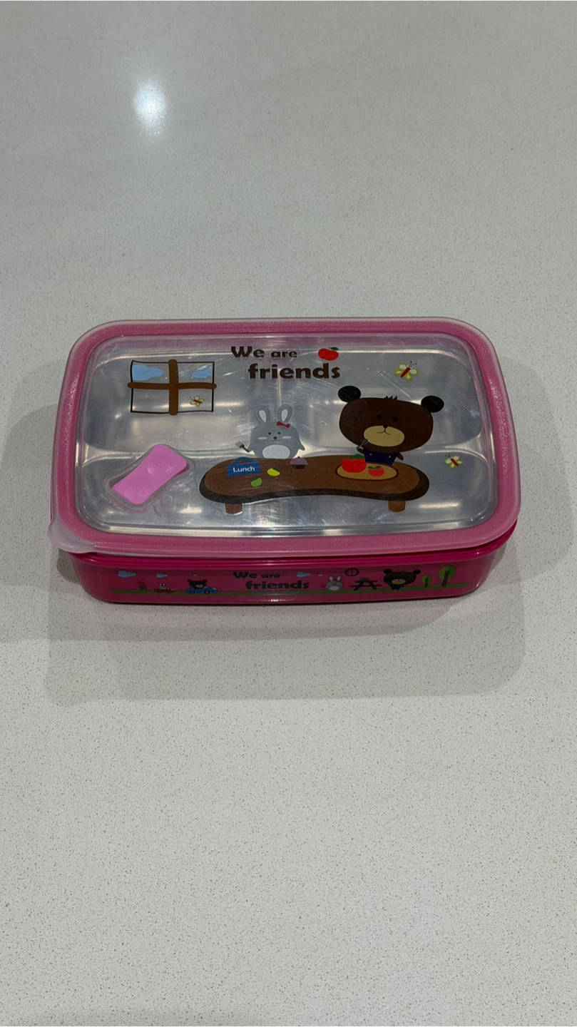 Korean We are friends 4-compartment Bento Box - photo 2