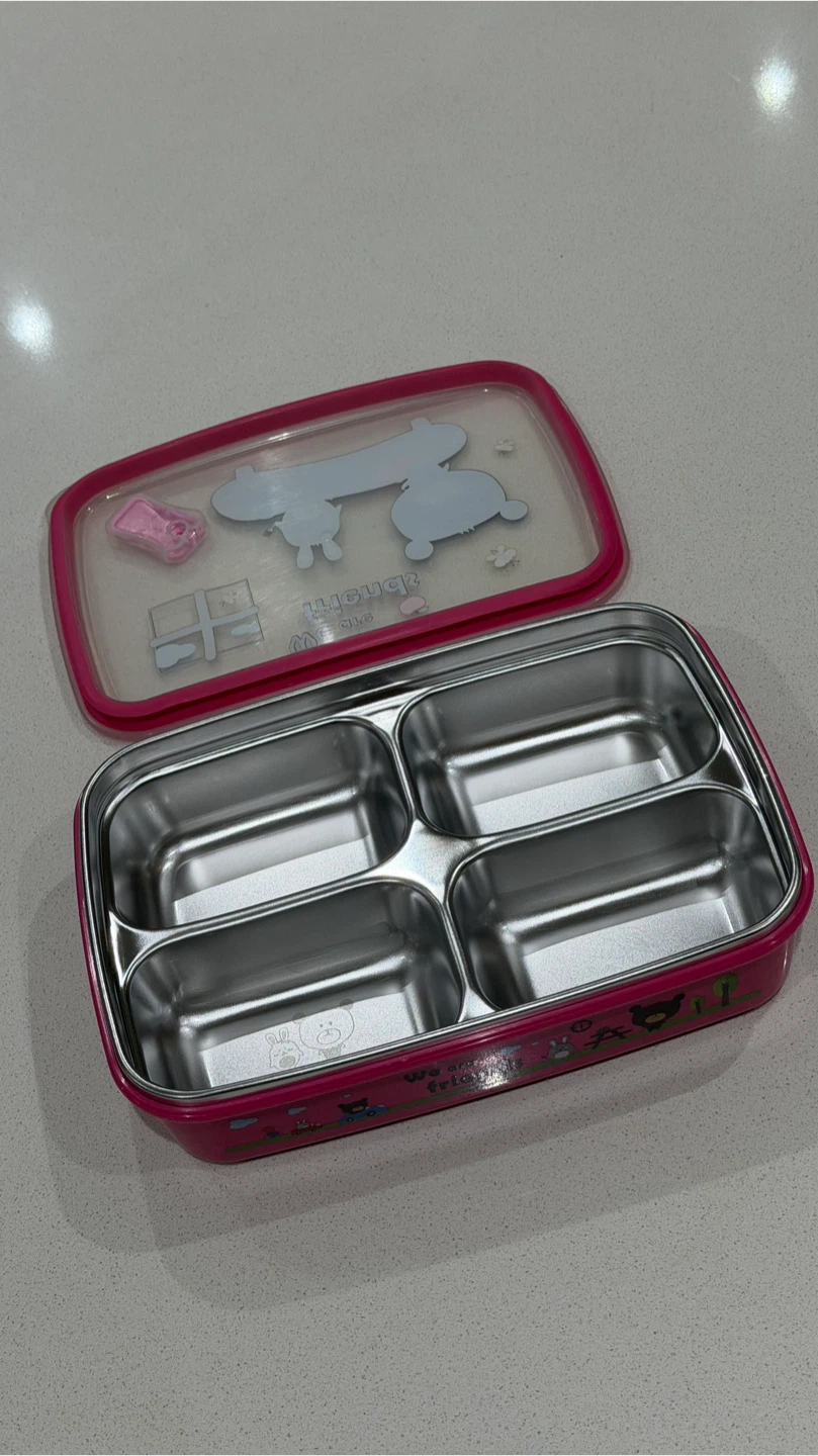 Korean We are friends 4-compartment Bento Box - photo 3