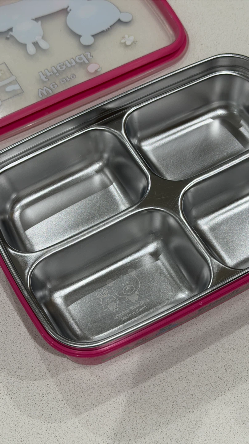 Korean We are friends 4-compartment Bento Box - photo 4