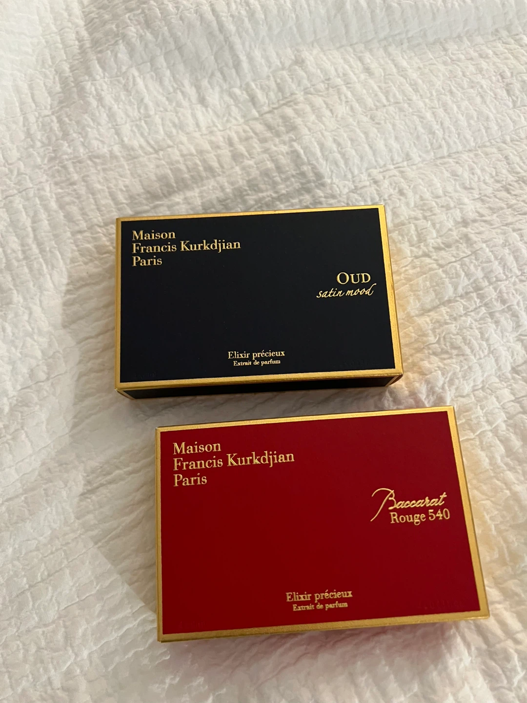 MFK Oud Satin Mood & Baccarat Rouge 540