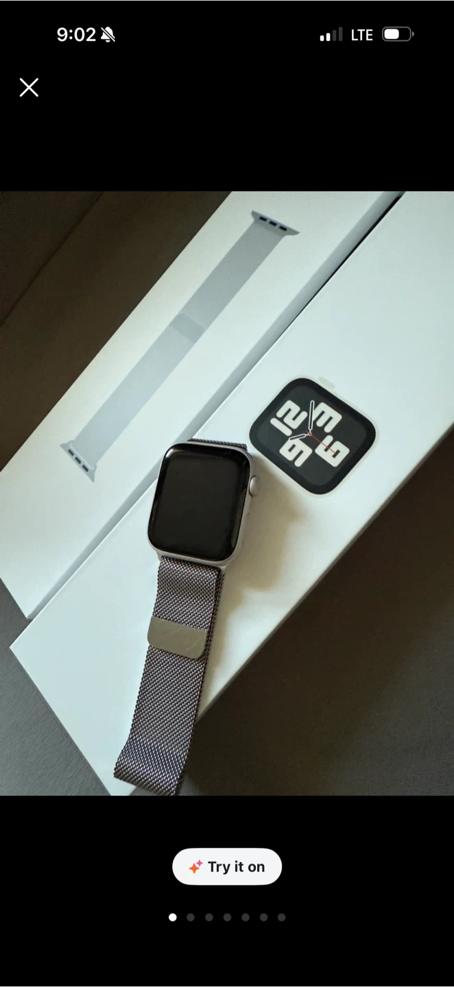 Smart Watch with Extra Band and Box