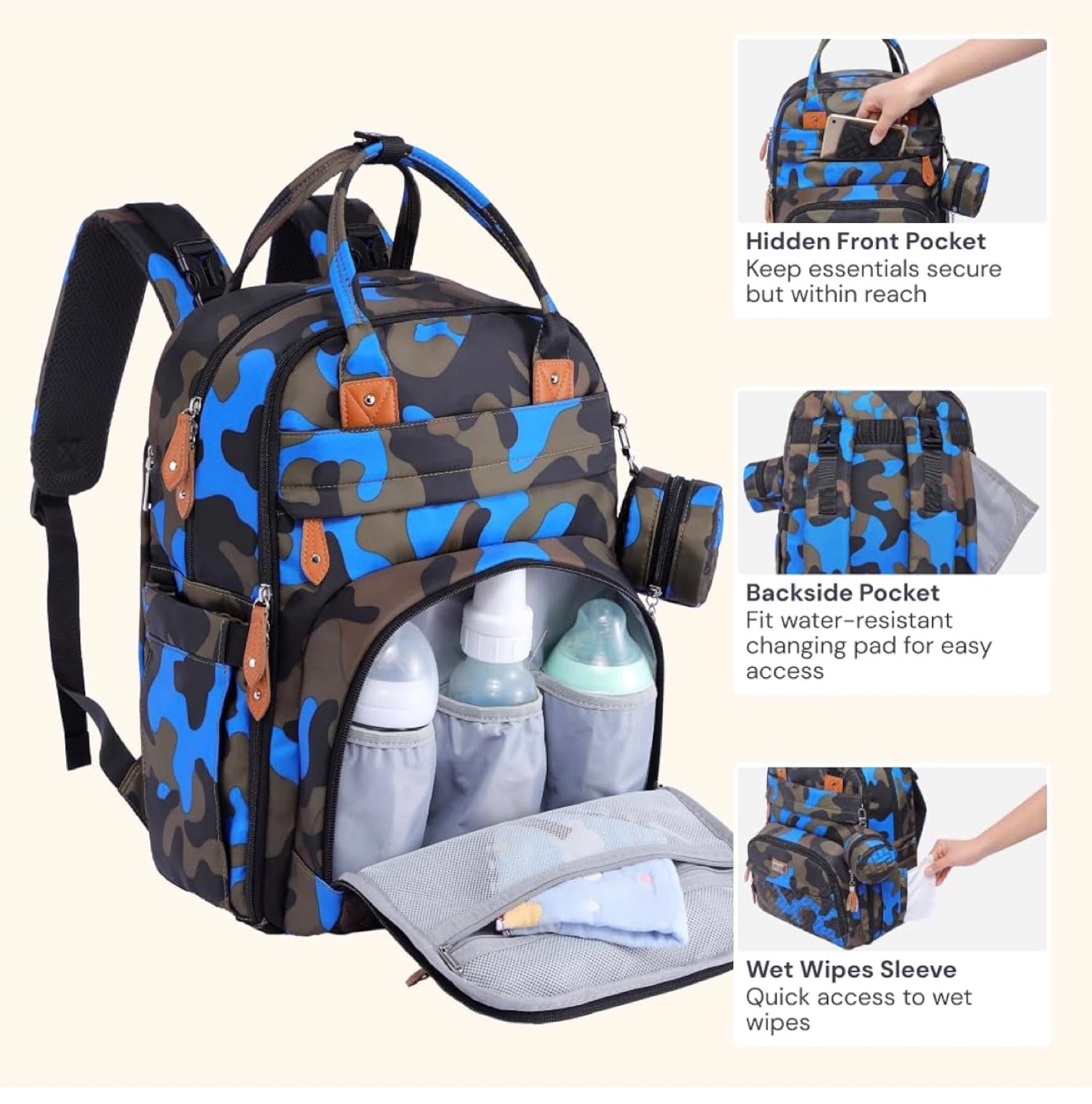 Camo Diaper Bag Backpack - photo 5