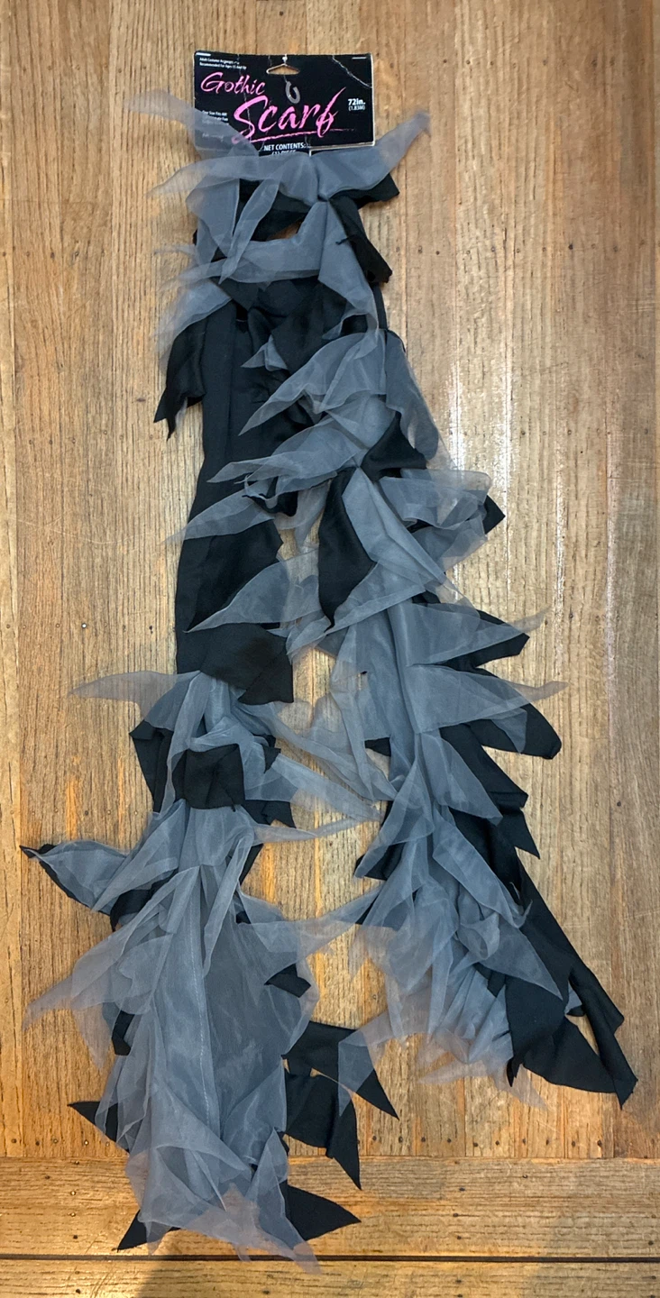 🏆New Fun World Gothic Scarf - 72 inch