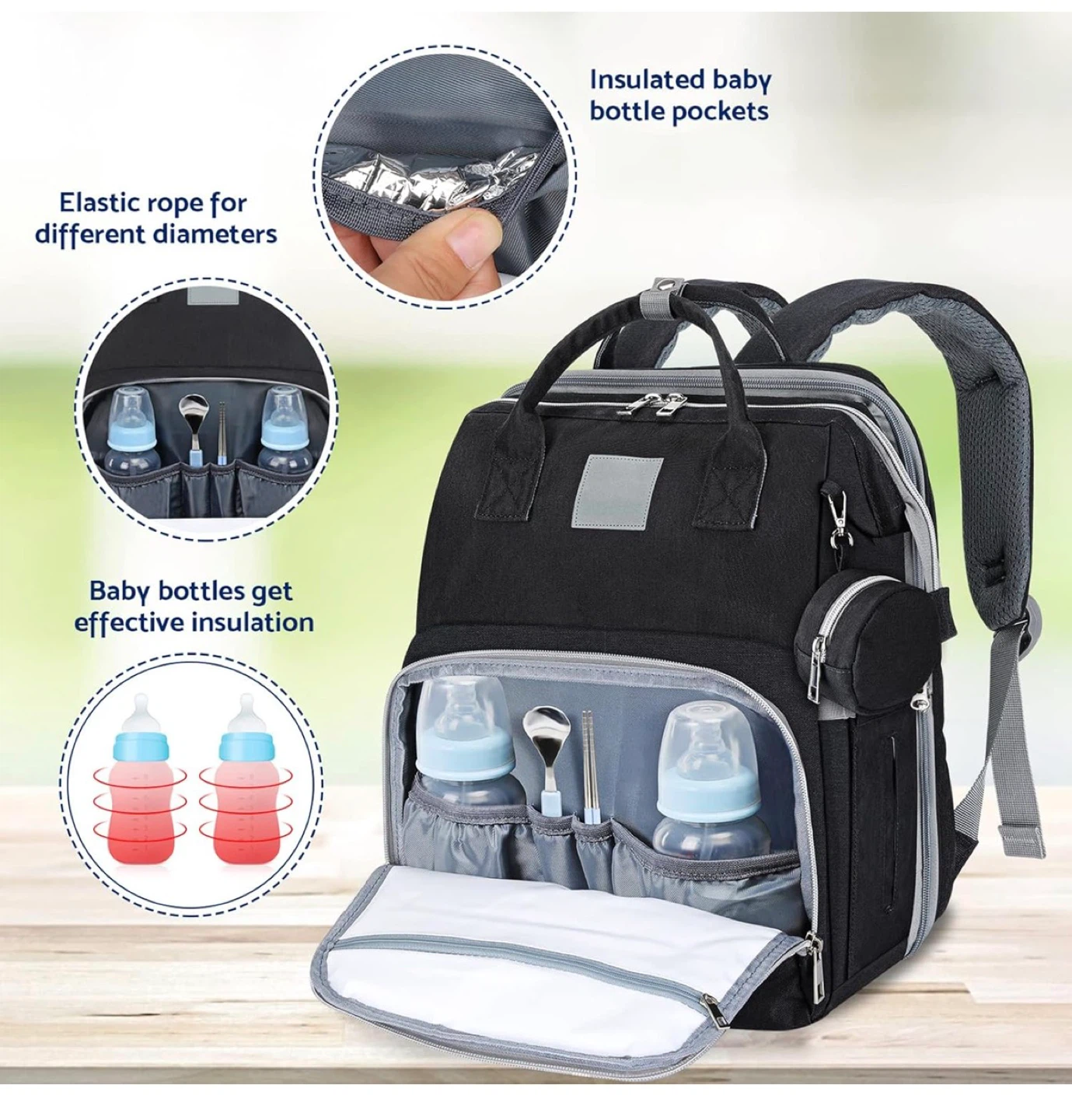 Midibeini Diaper Bag Backpack - photo 3