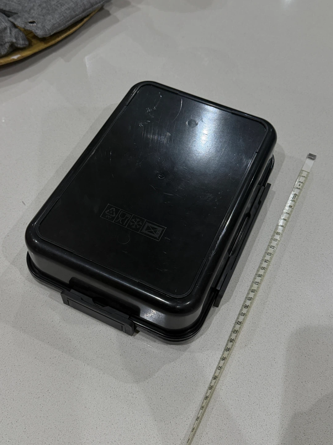 RYBACK Black 3-Compartment Bento Lunch Box - photo 3