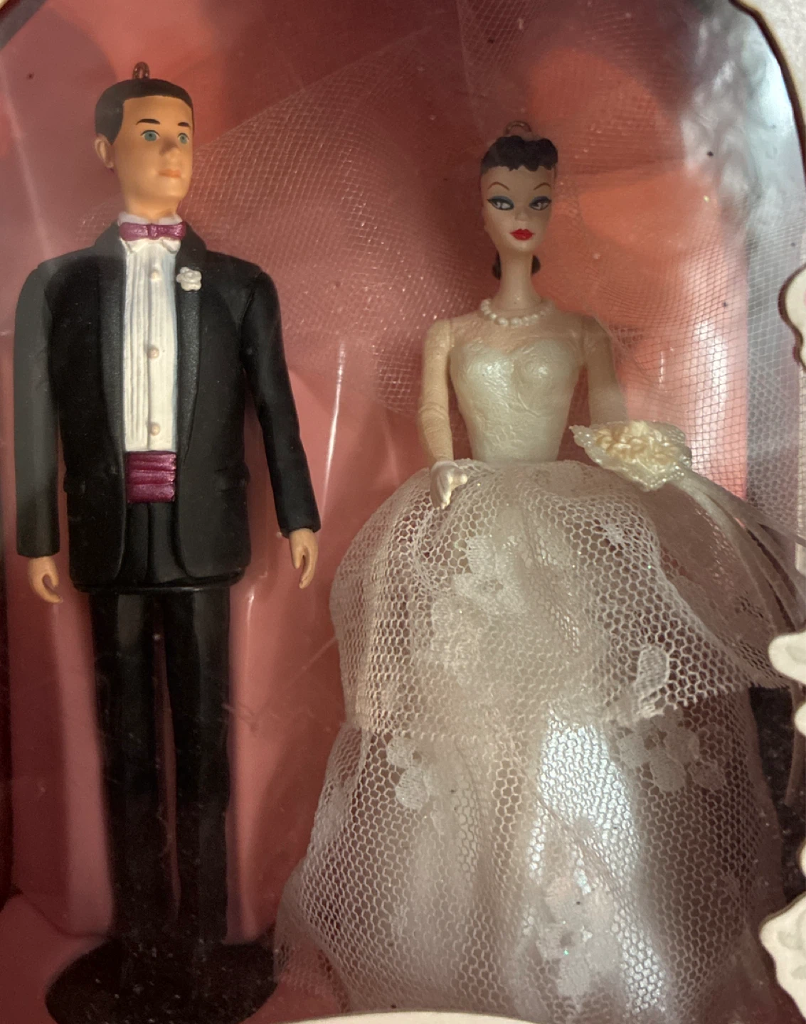 Vintage New Hallmark Barbie & Ken Wedding Day Keepsake Ornaments - photo 2