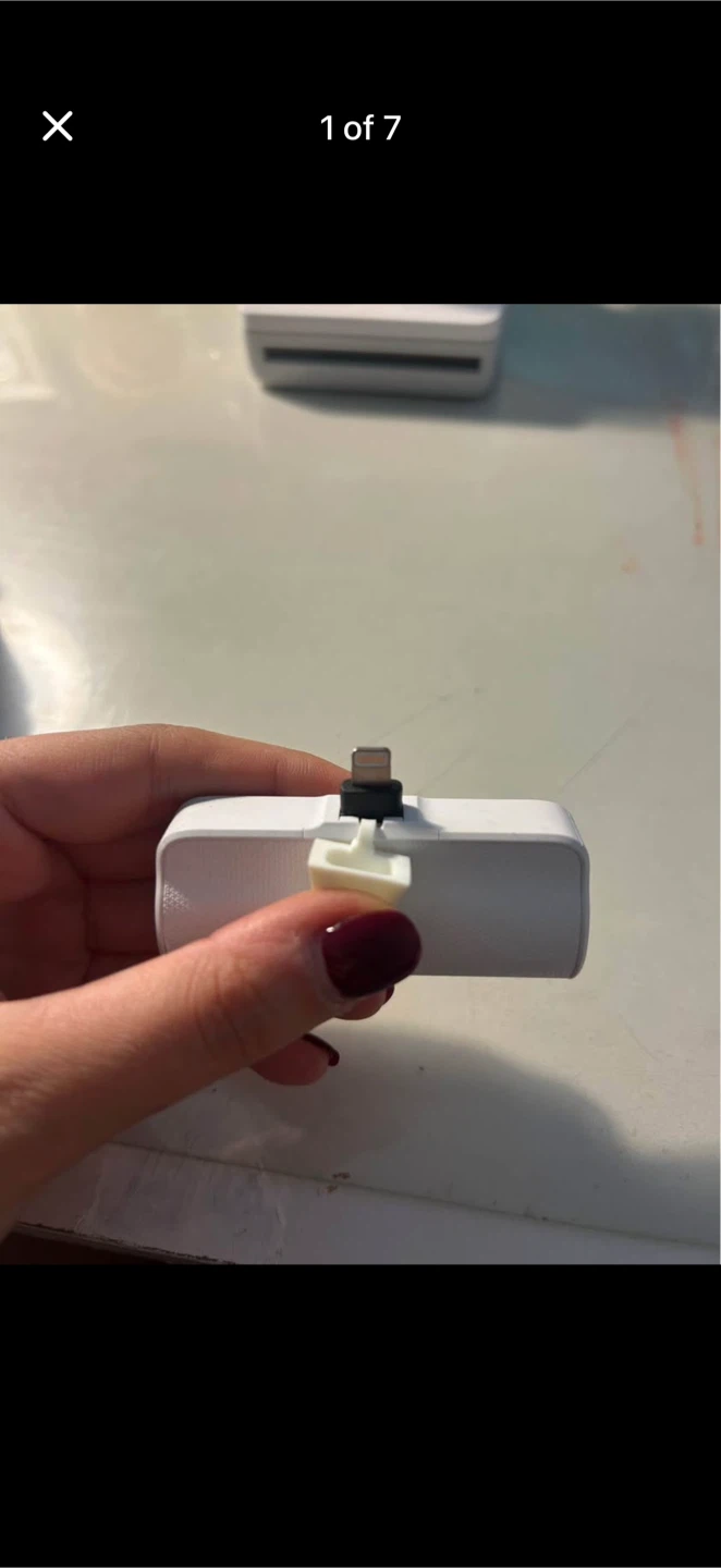 Coors Light White Portable Charger