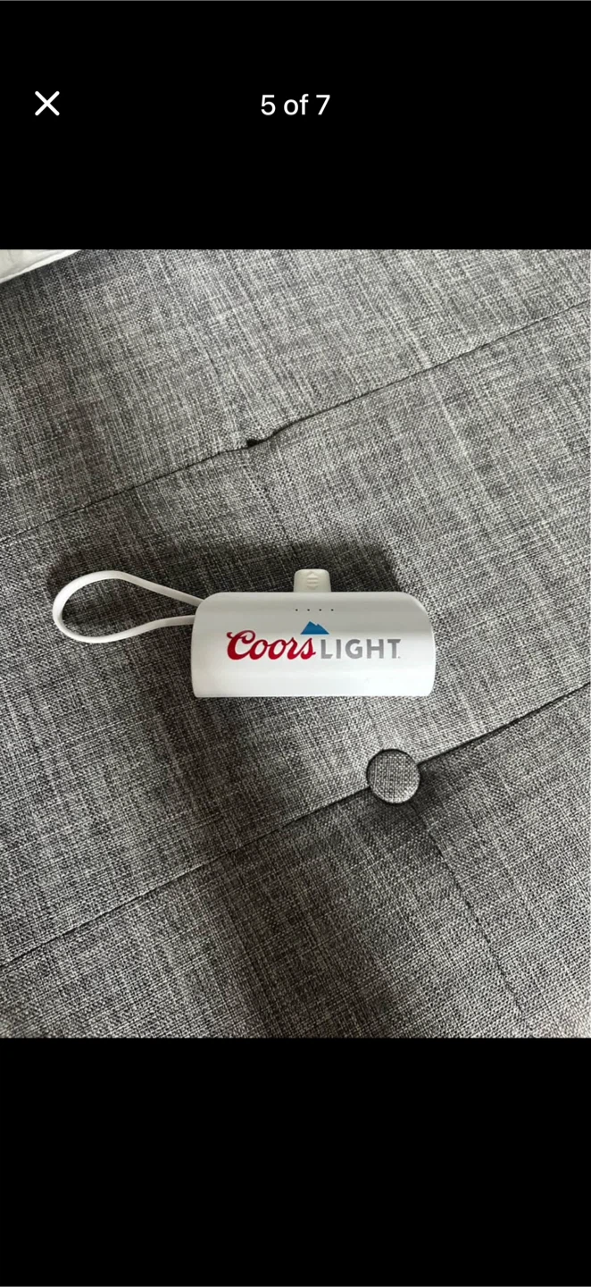 Coors Light White Portable Charger - photo 5