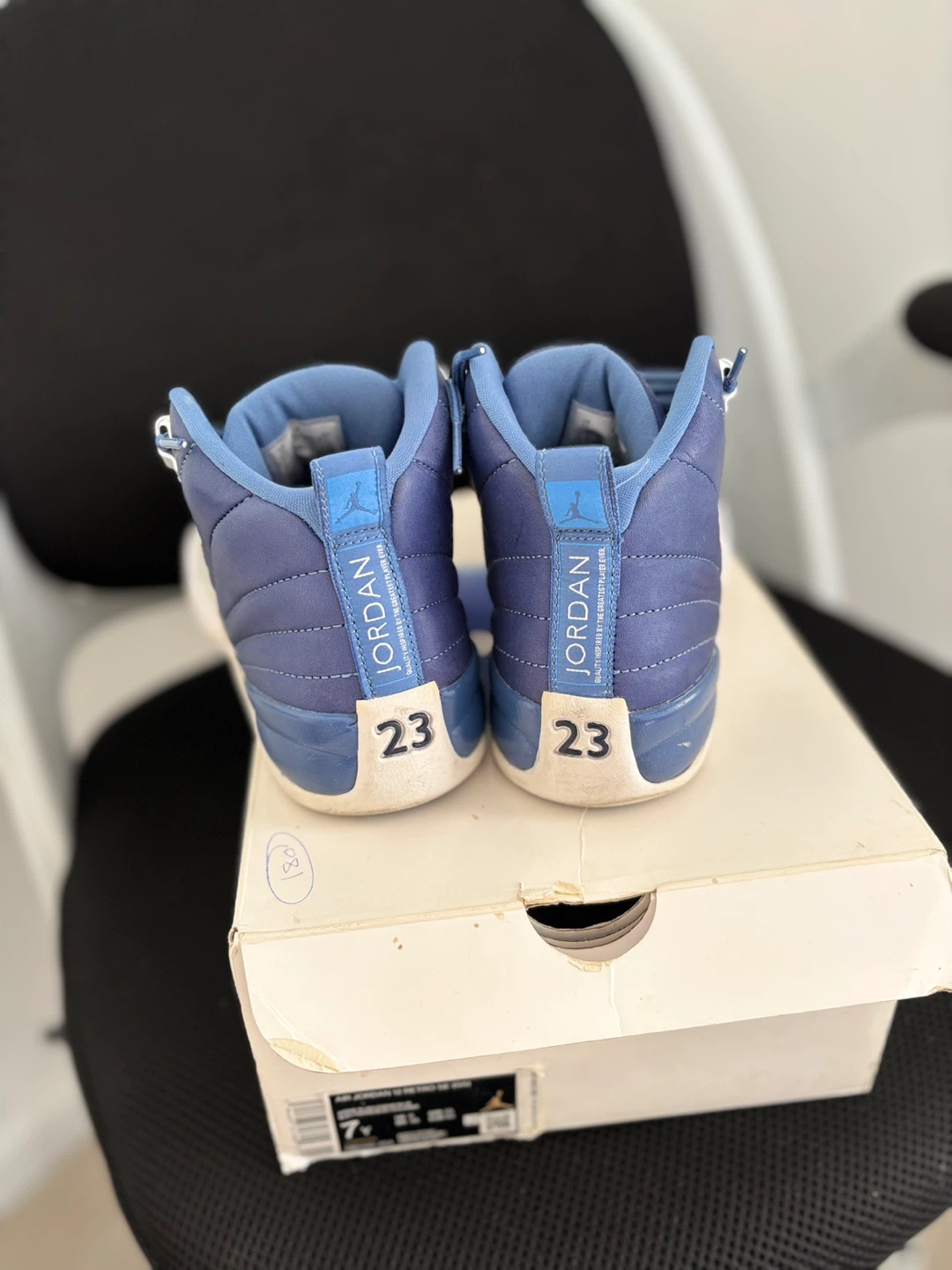 Air Jordan 12 Retro SE GS 'French Blue' Sneakers Size 7Y - photo 3