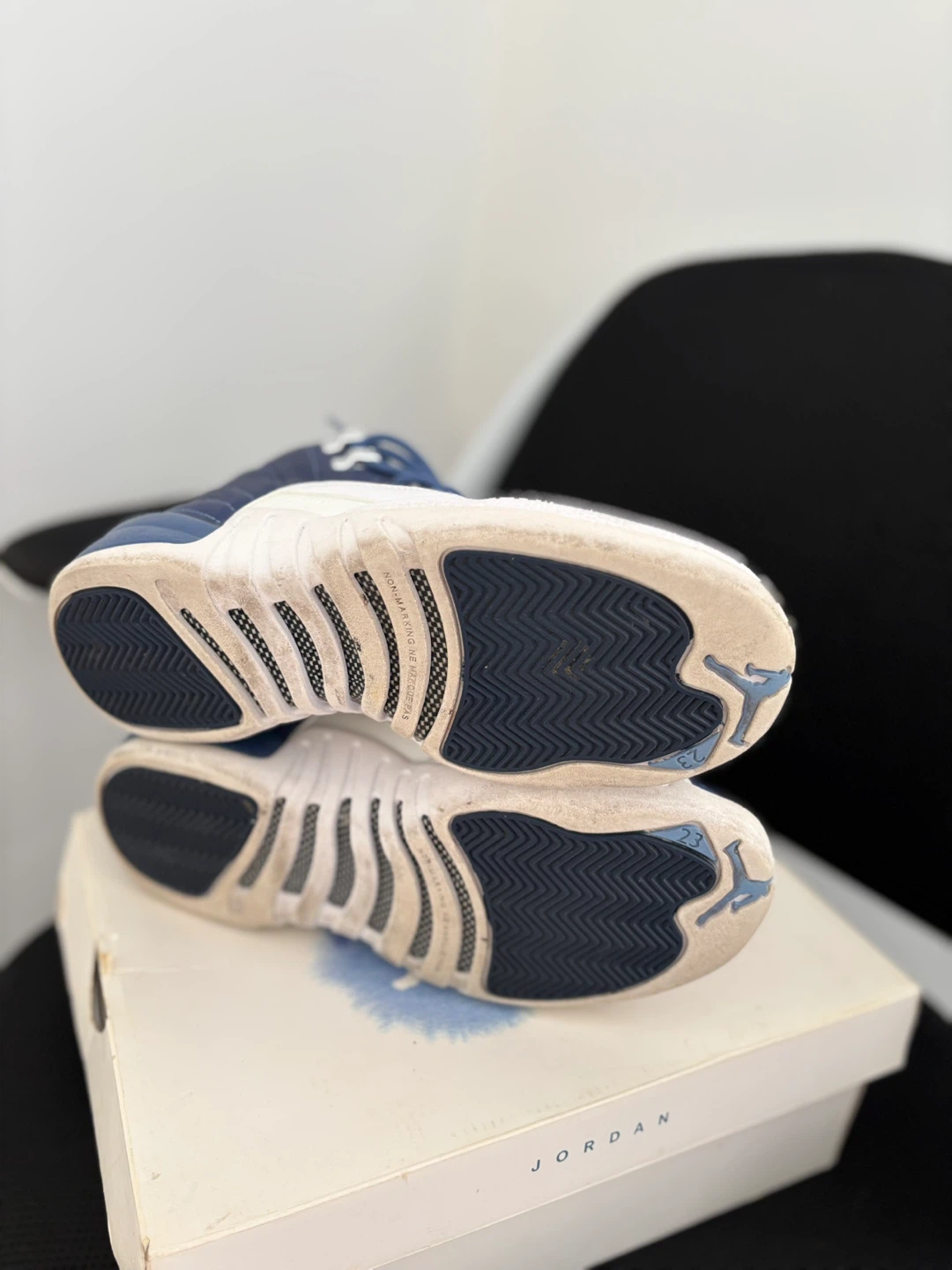 Air Jordan 12 Retro SE GS 'French Blue' Sneakers Size 7Y