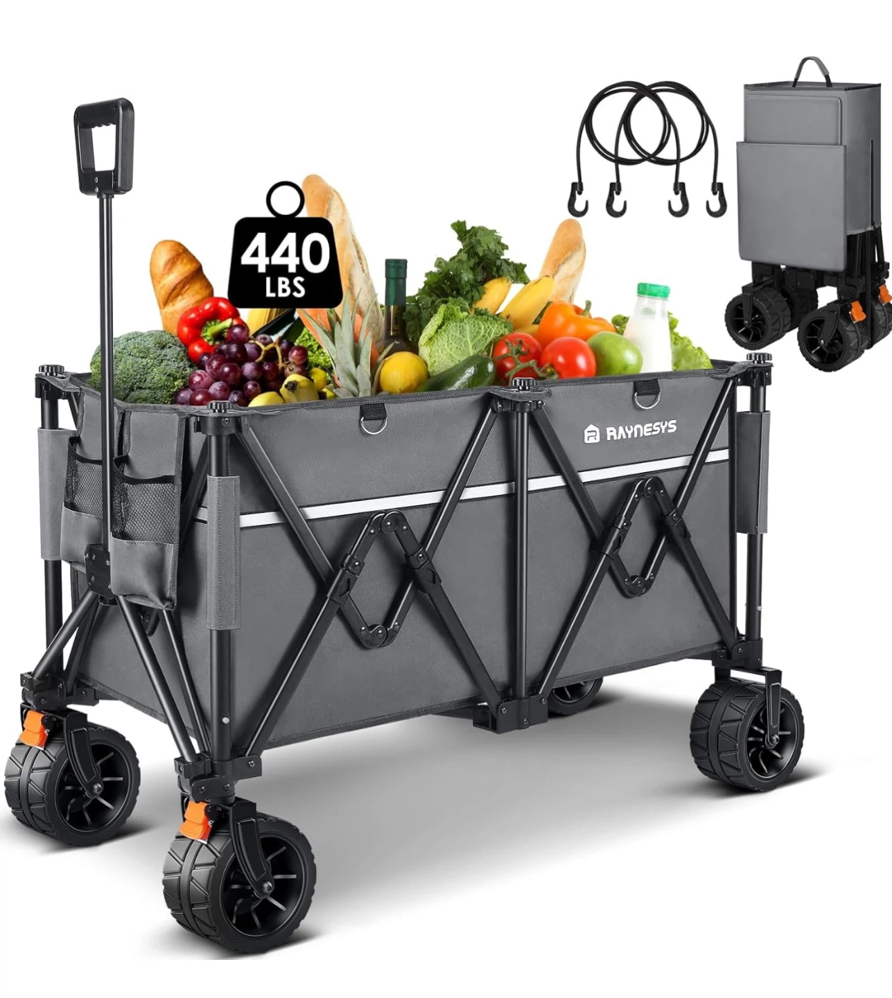 🚨 HEAVY-DUTY FOLDING WAGON – BUILT TO HAUL, READY FOR ANYTHING 🚨