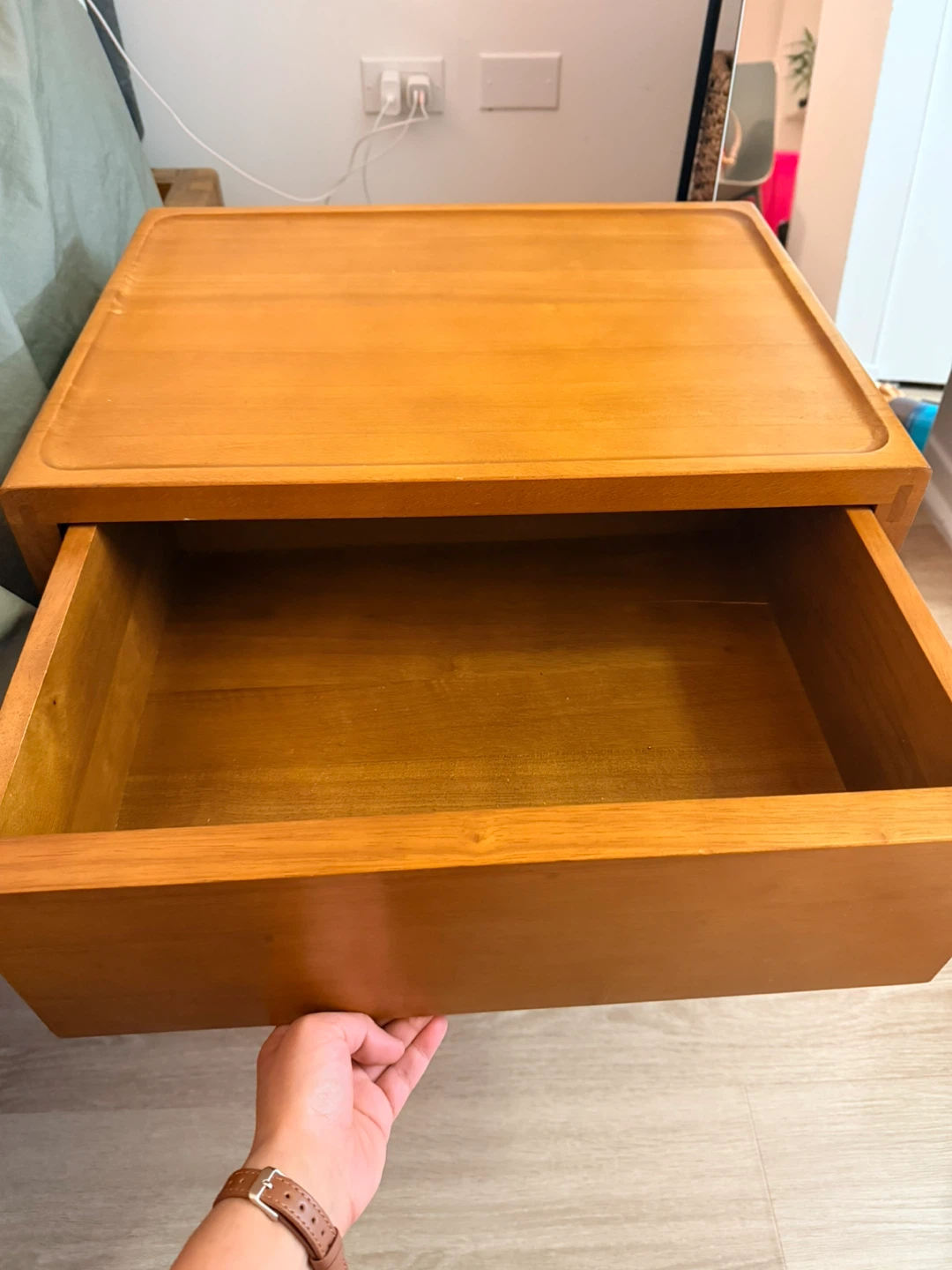 Thuma Walnut Nightstand - photo 2