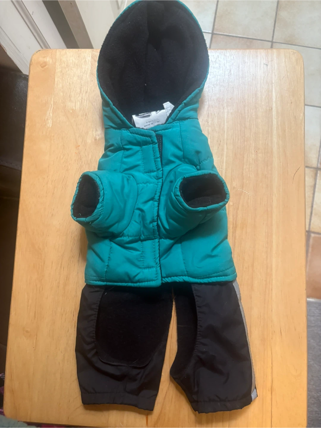 Companion Collection Dog Winter Coat - Teal - X-Small - photo 2