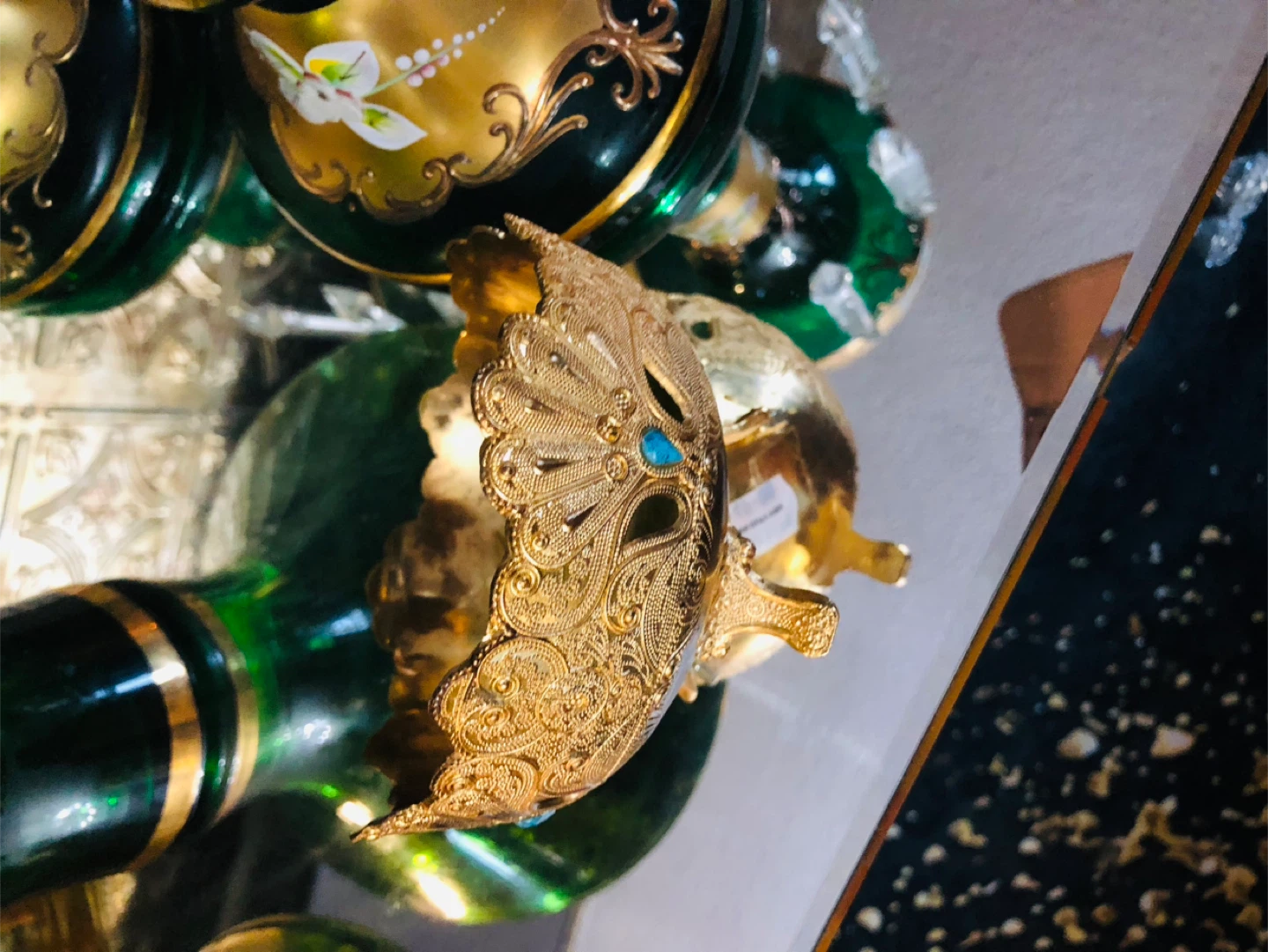 Stamped 24 k gold plated Dubai Bowl - photo 4