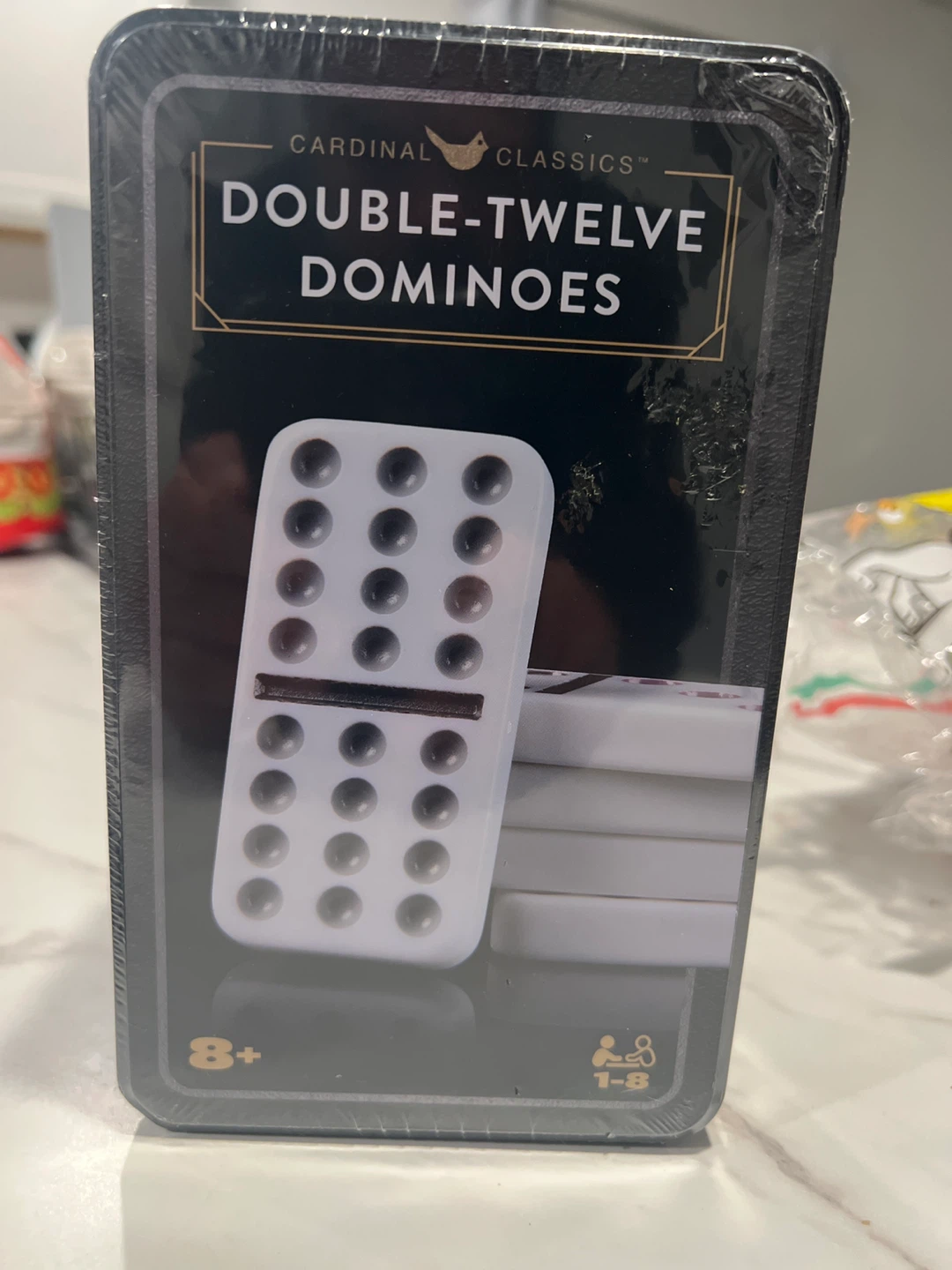 Cardinal Classics Double-Twelve Dominoes Game Set