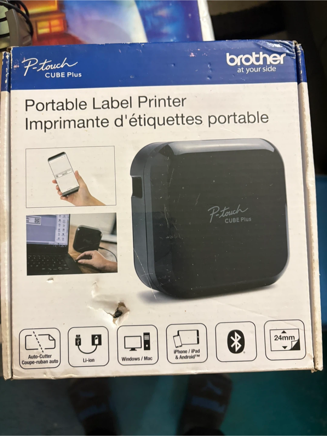 Brother P-touch CUBE Plus Portable Label Printer