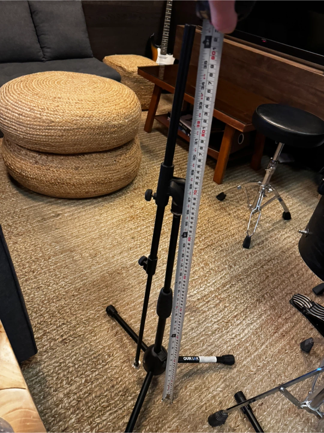 Quiklok Microphone Stand short tripod Telescopic Boom - photo 3