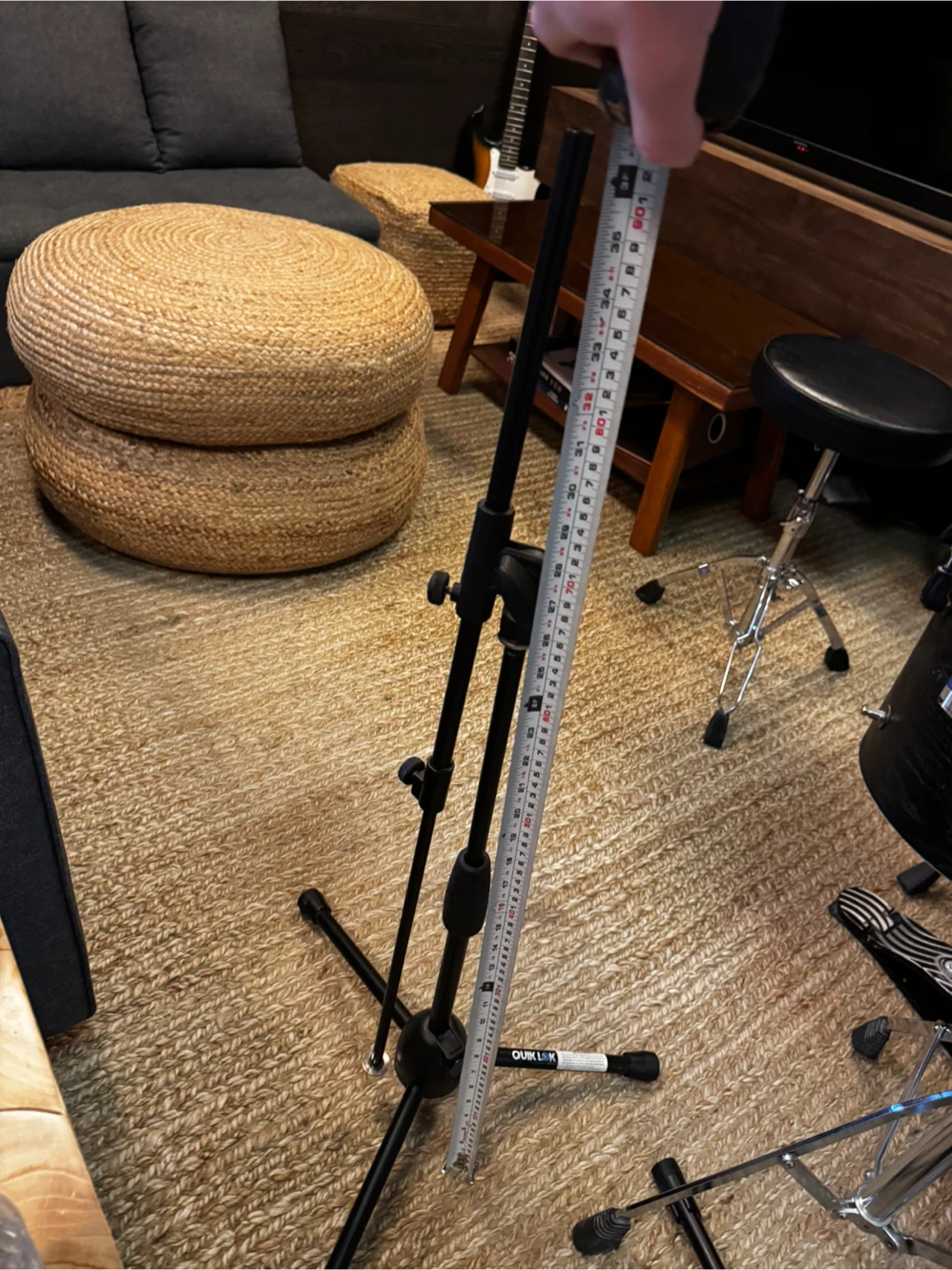 Quiklok Microphone Stand short tripod Telescopic Boom - photo 4