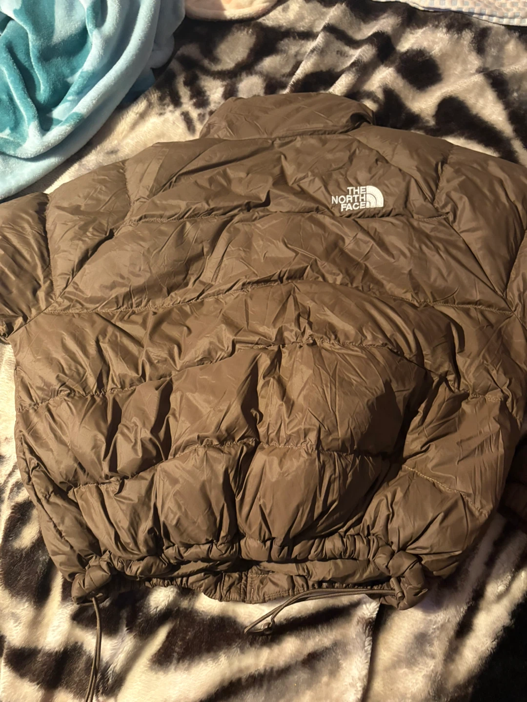 The North Face Women's Brown Puffer Jacket Size L - photo 2