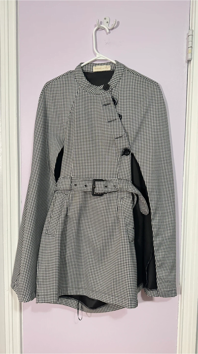 Donnée par Dieu Houndstooth Cape