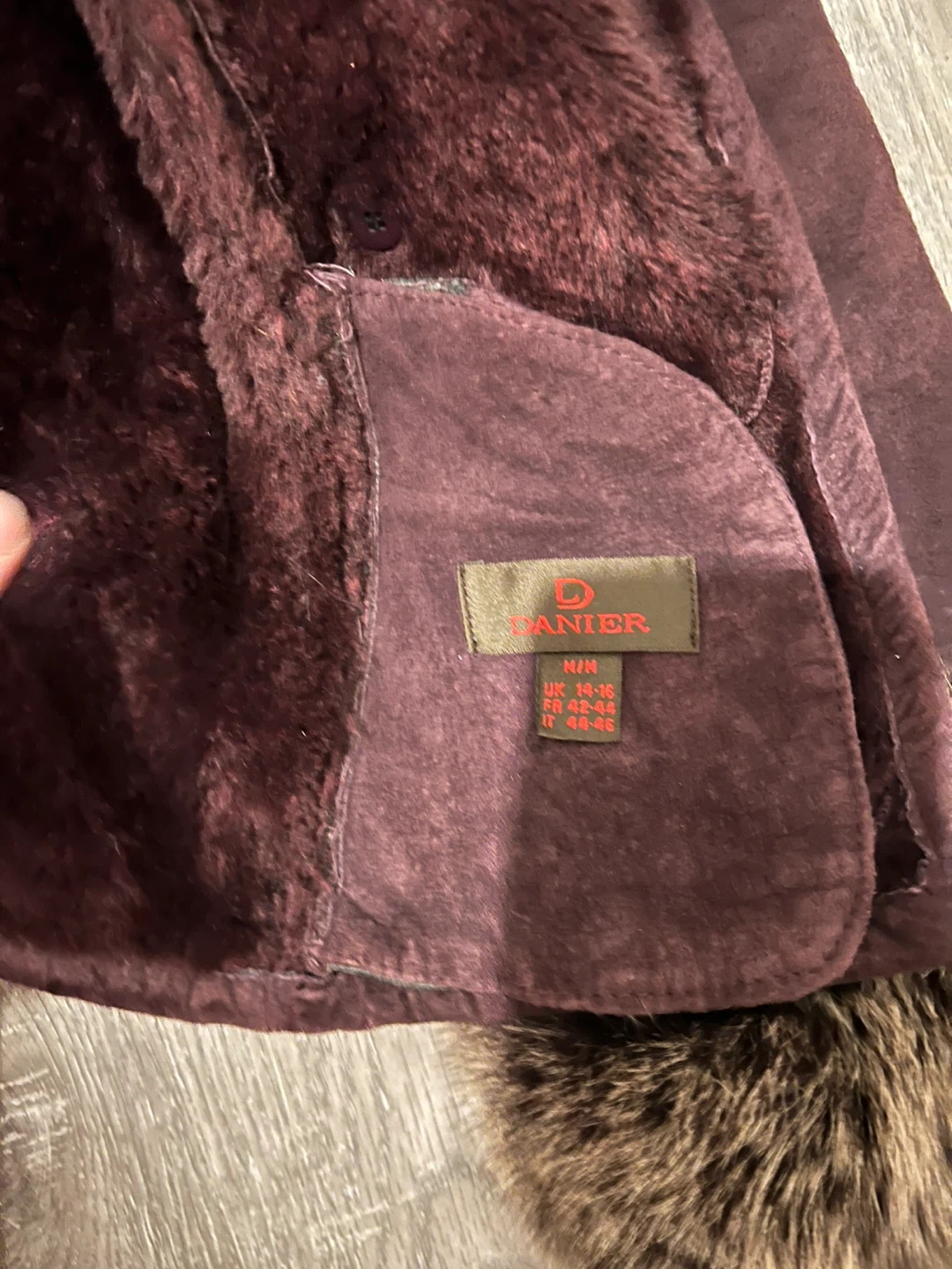 Dianne Suede Jacket with Fur Collar and Cuffs - photo 2