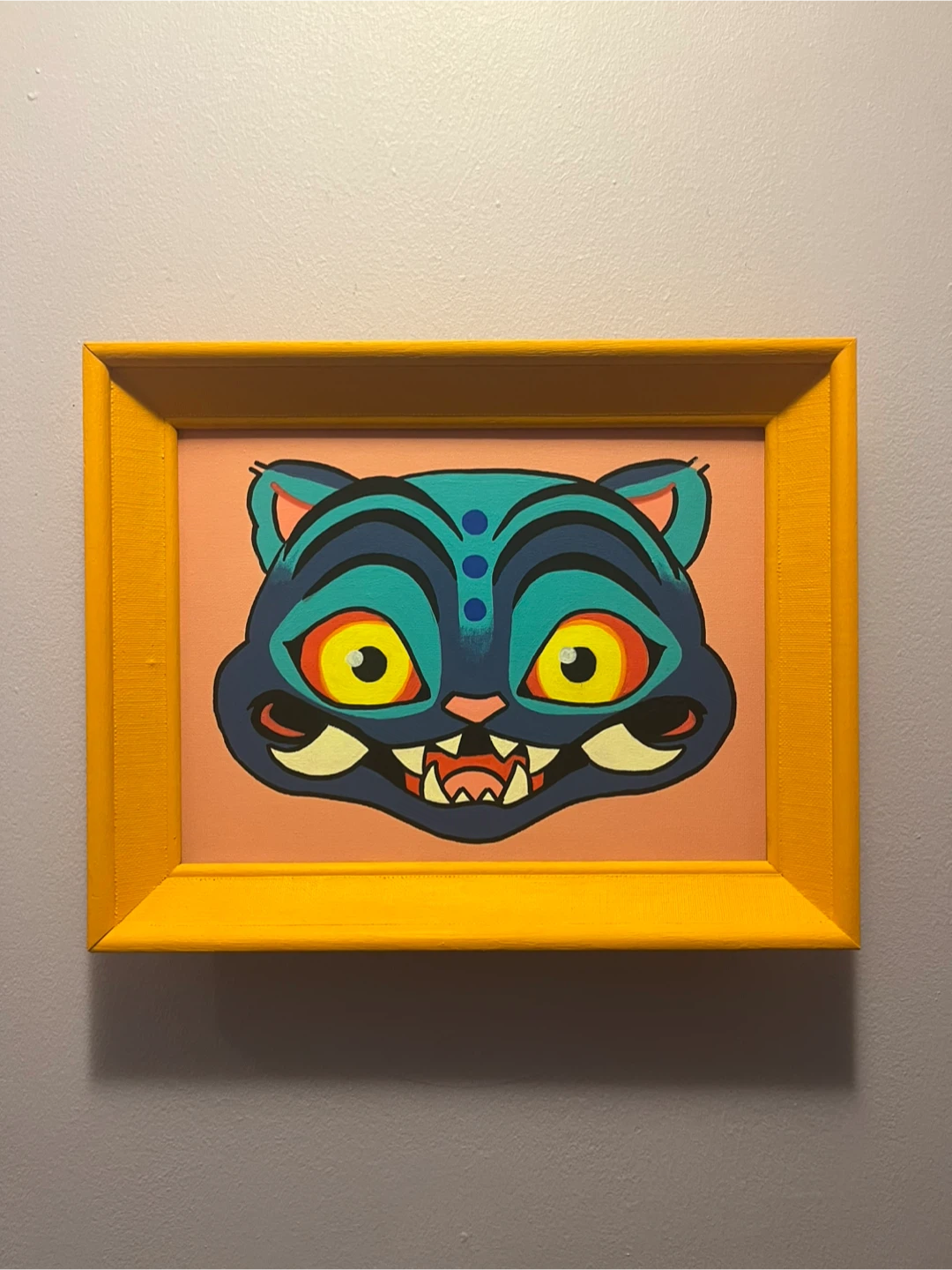 K-pop demon hunters derpy tiger painting