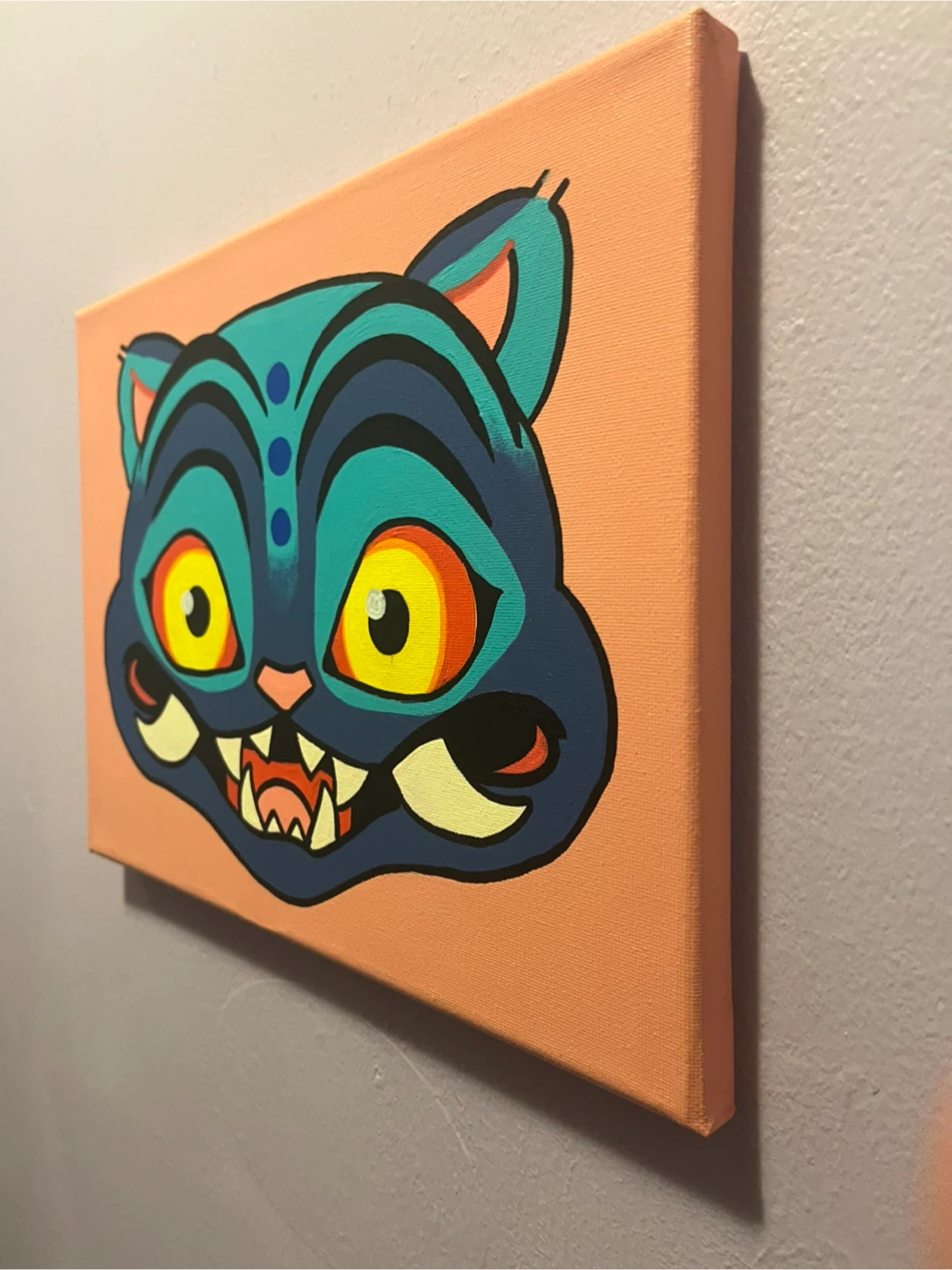 K-pop demon hunters derpy tiger painting - photo 4