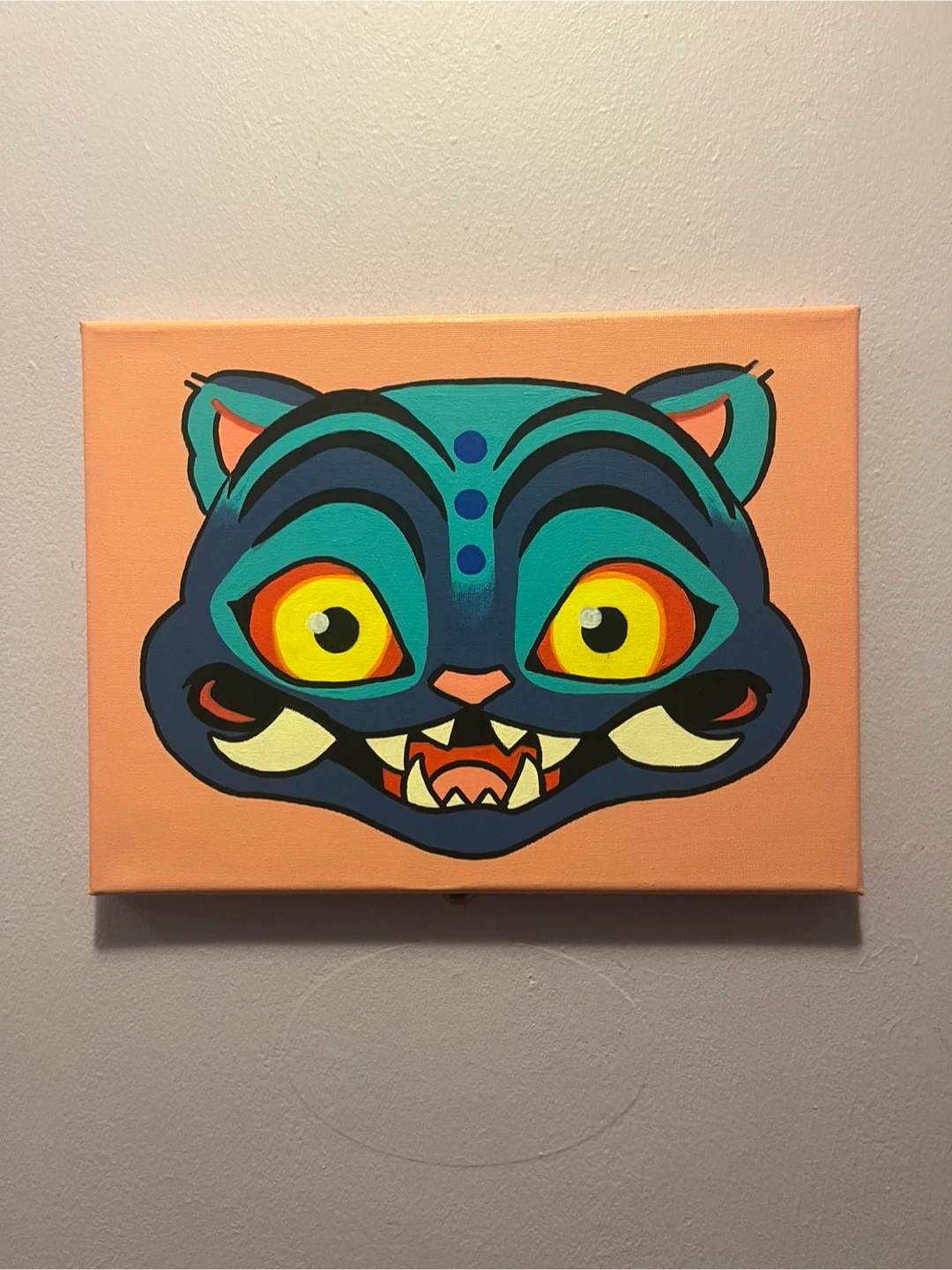 K-pop demon hunters derpy tiger painting - photo 3
