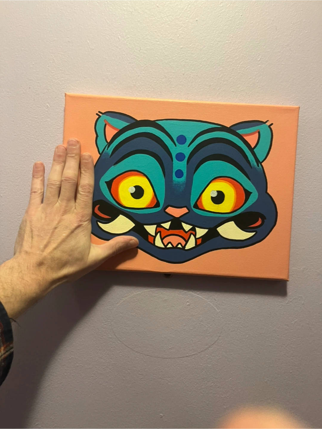 K-pop demon hunters derpy tiger painting - photo 5