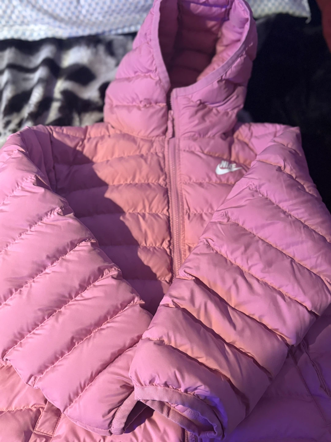 Nike Pink Puffer Jacket
