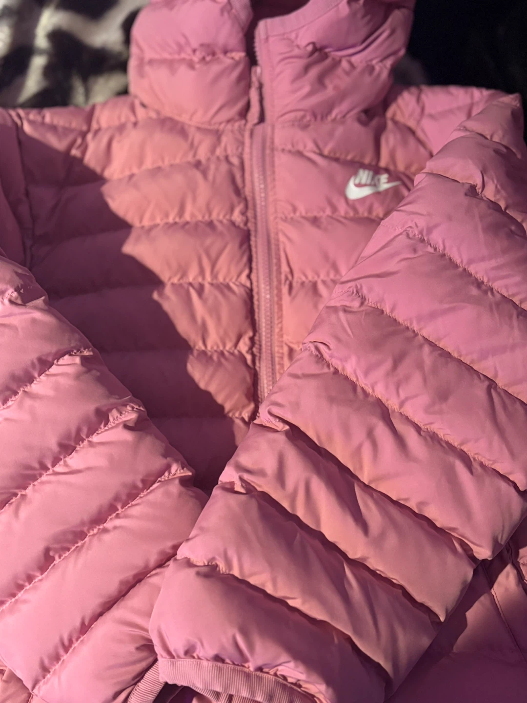 Nike Pink Puffer Jacket - photo 3