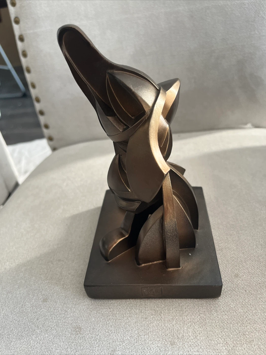 Bronze Abstract Sculpture Figurine - photo 3