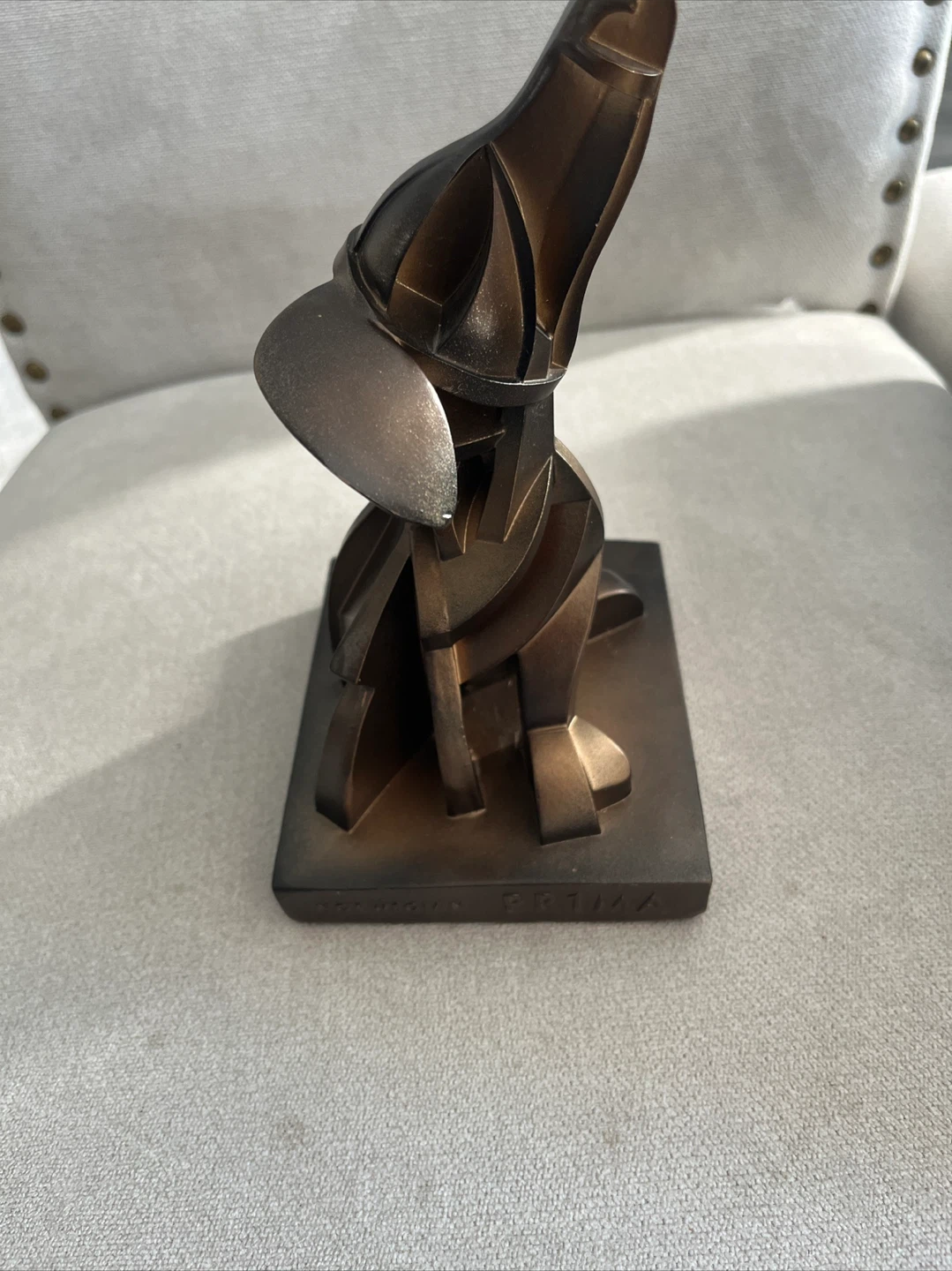 Bronze Abstract Sculpture Figurine - photo 5