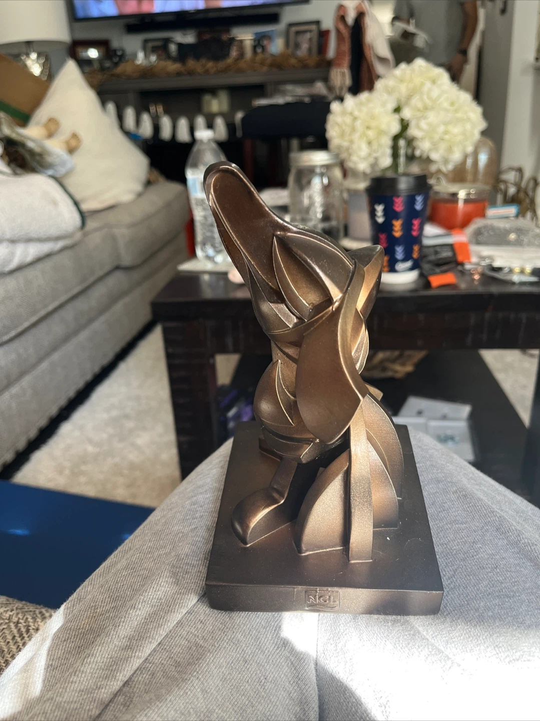 Bronze Abstract Sculpture Figurine